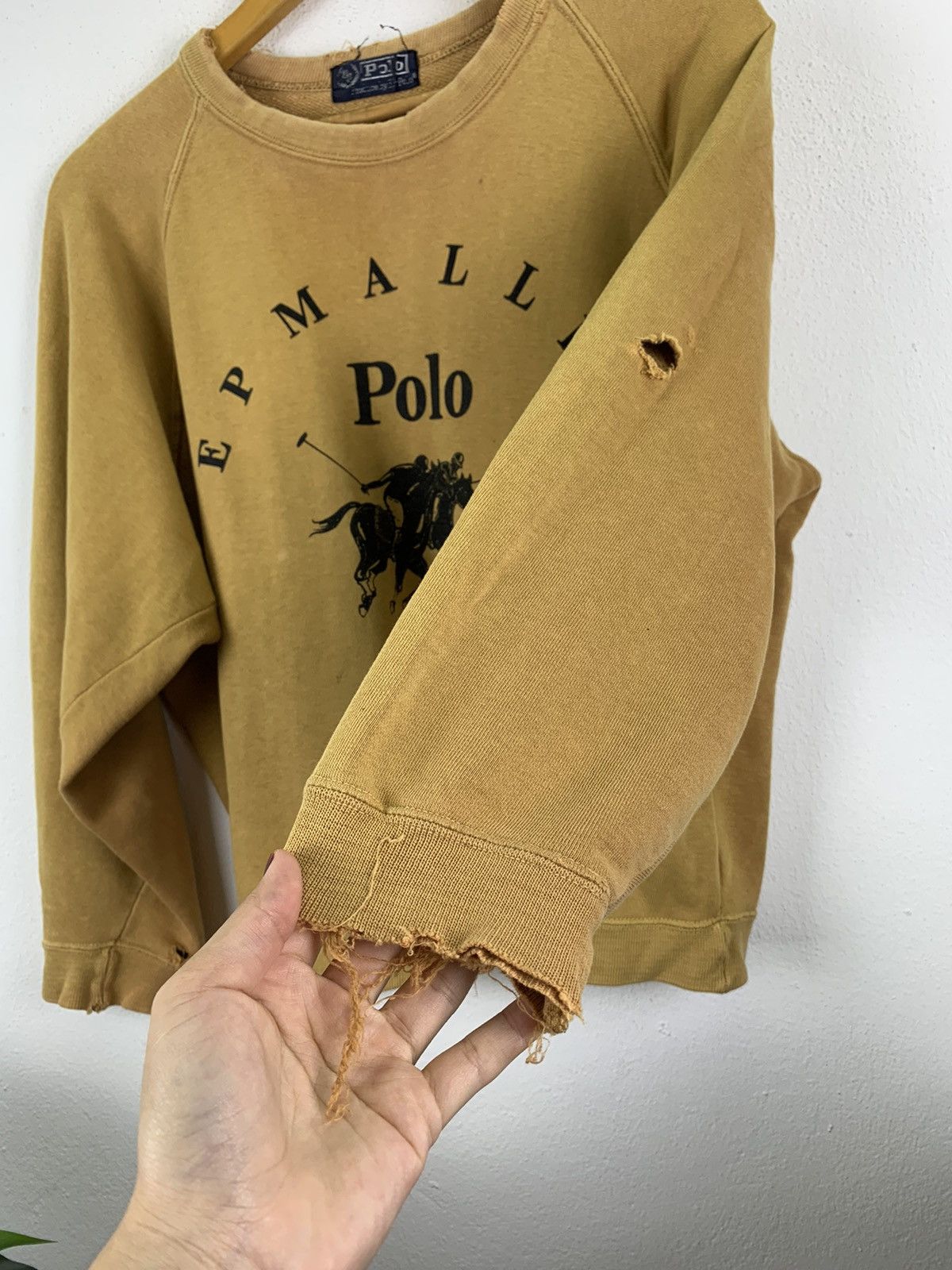Polo Ralph Lauren VINTAGE POLO EP MALLET BIG LOGO SWEATSHIRT Size US M / EU 48-50 / 2 - 10 Thumbnail