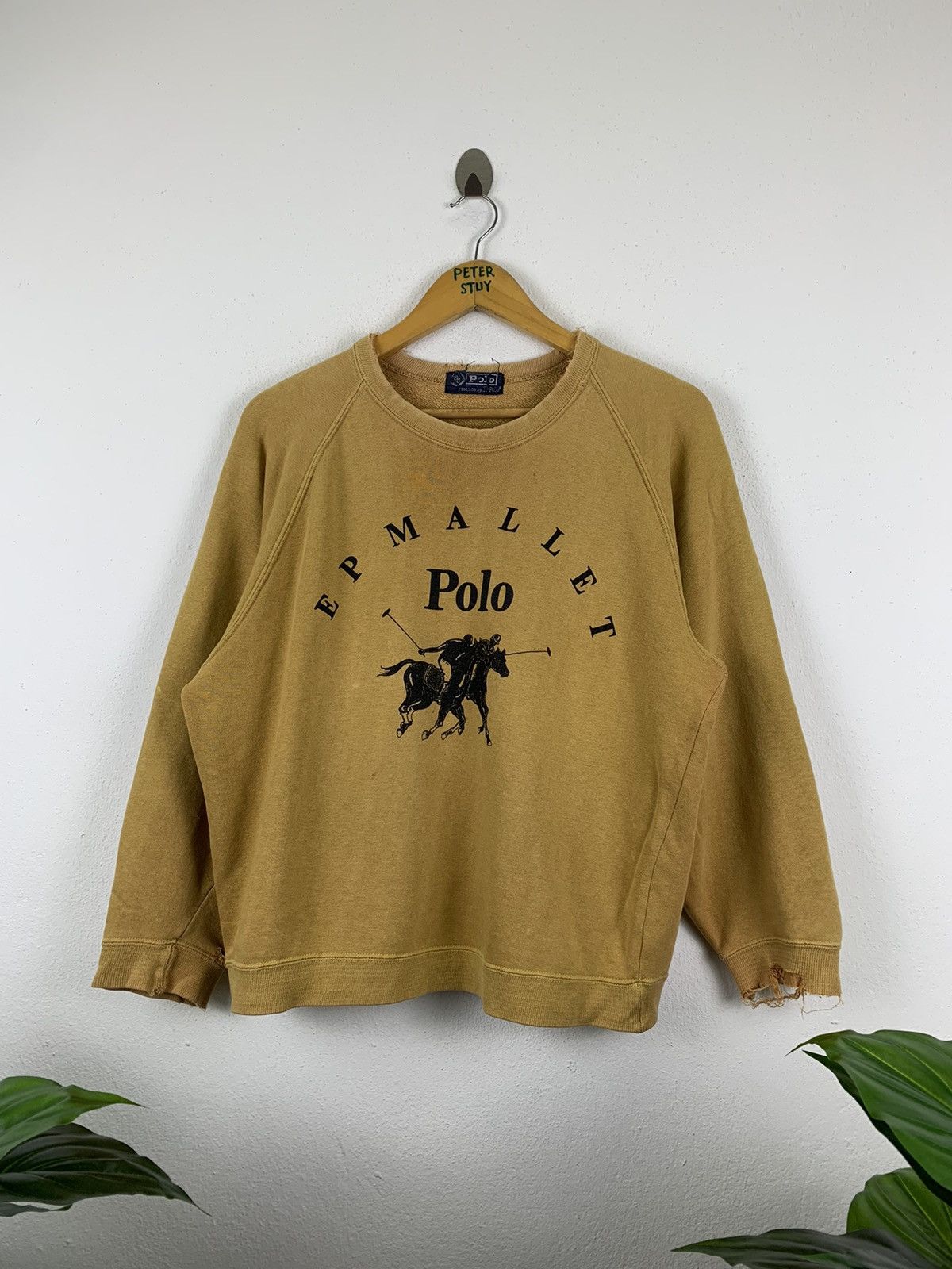 Polo Ralph Lauren VINTAGE POLO EP MALLET BIG LOGO SWEATSHIRT Size US M / EU 48-50 / 2 - 1 Thumbnail