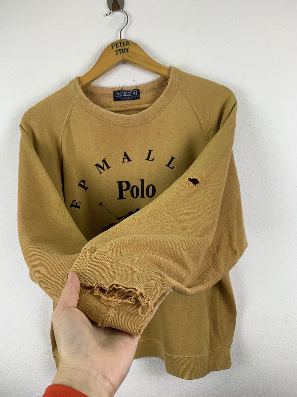 Polo Ralph Lauren VINTAGE POLO EP MALLET BIG LOGO SWEATSHIRT Size US M / EU 48-50 / 2 - 5 Thumbnail