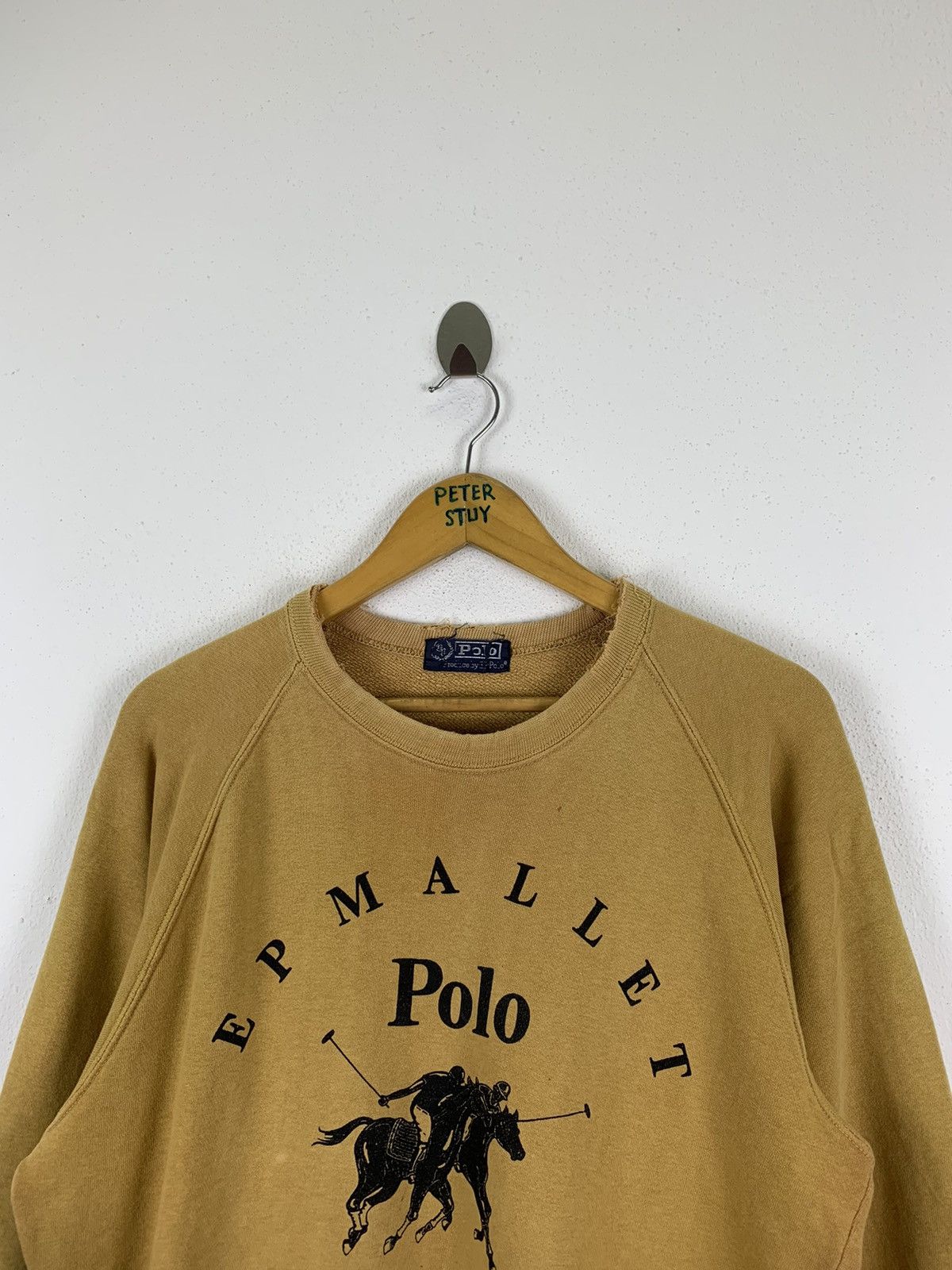 Polo Ralph Lauren VINTAGE POLO EP MALLET BIG LOGO SWEATSHIRT Size US M / EU 48-50 / 2 - 2 Thumbnail