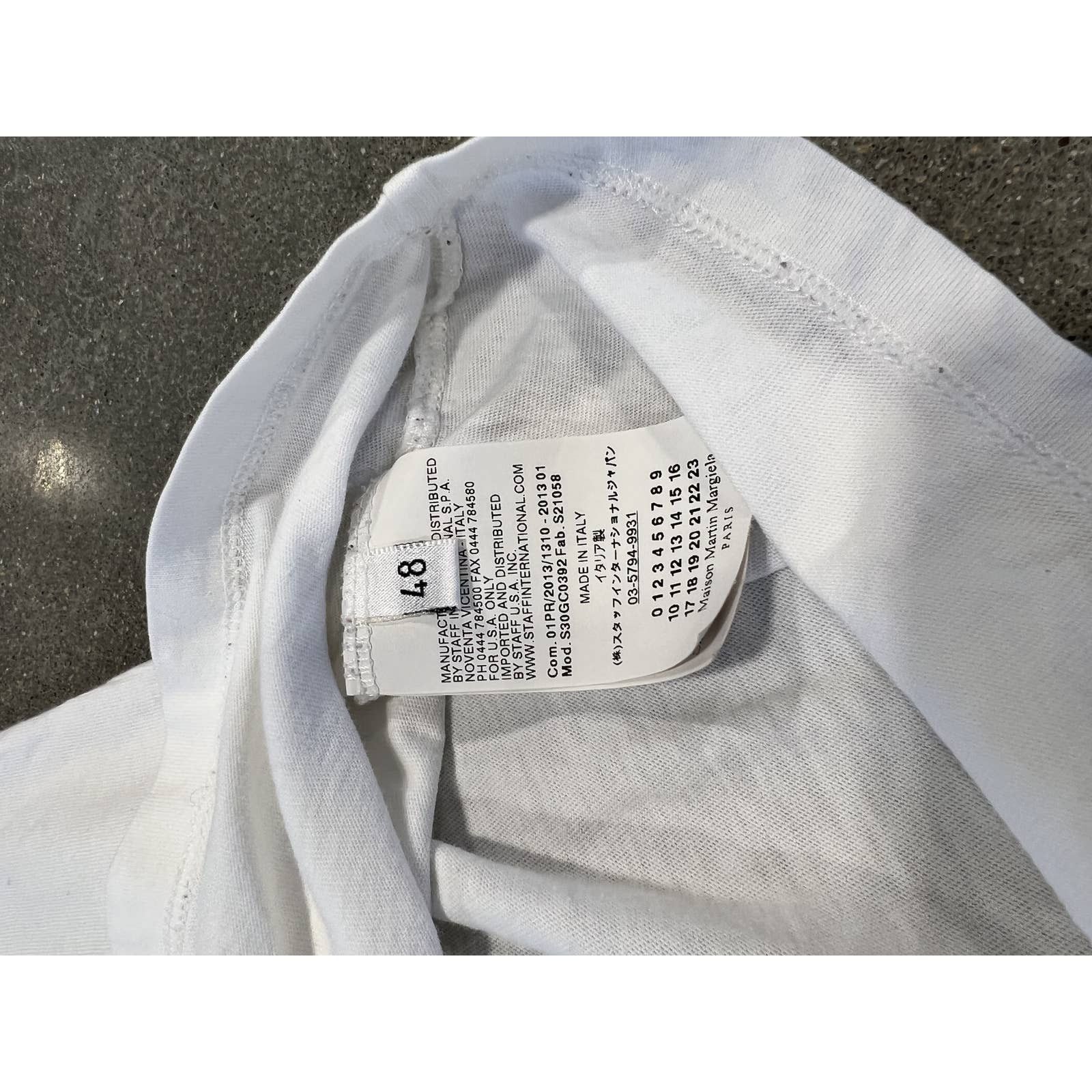 Maison Margiela Margiela Applique Tee Size US M / EU 48-50 / 2 - 5 Thumbnail