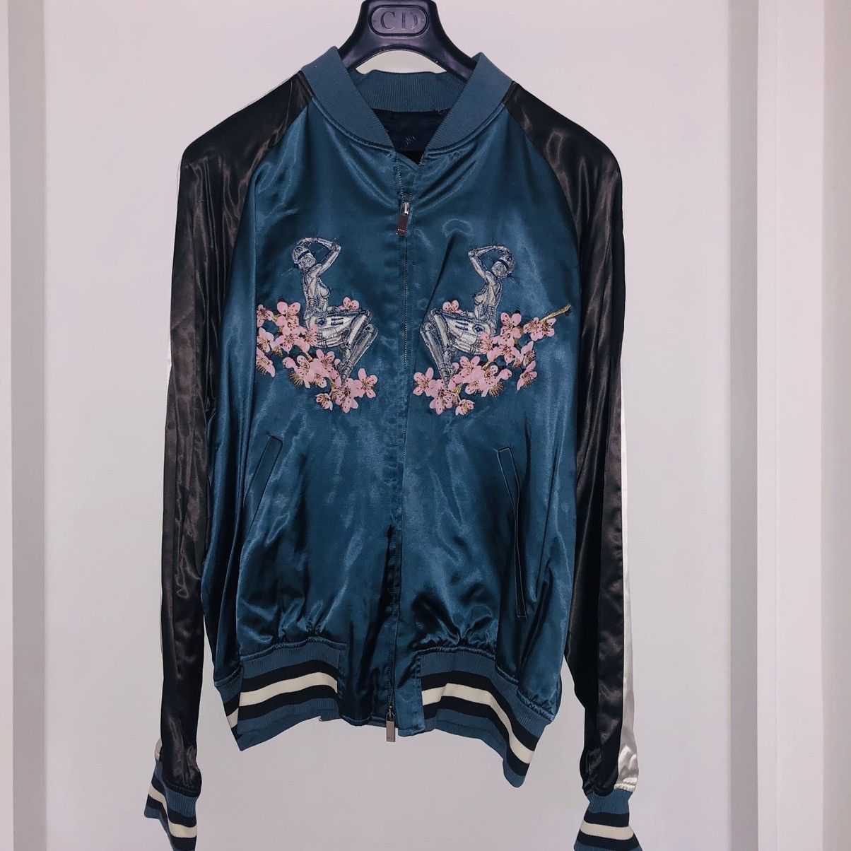 Dior Dior x Sorayama silk bomber jacket | Grailed