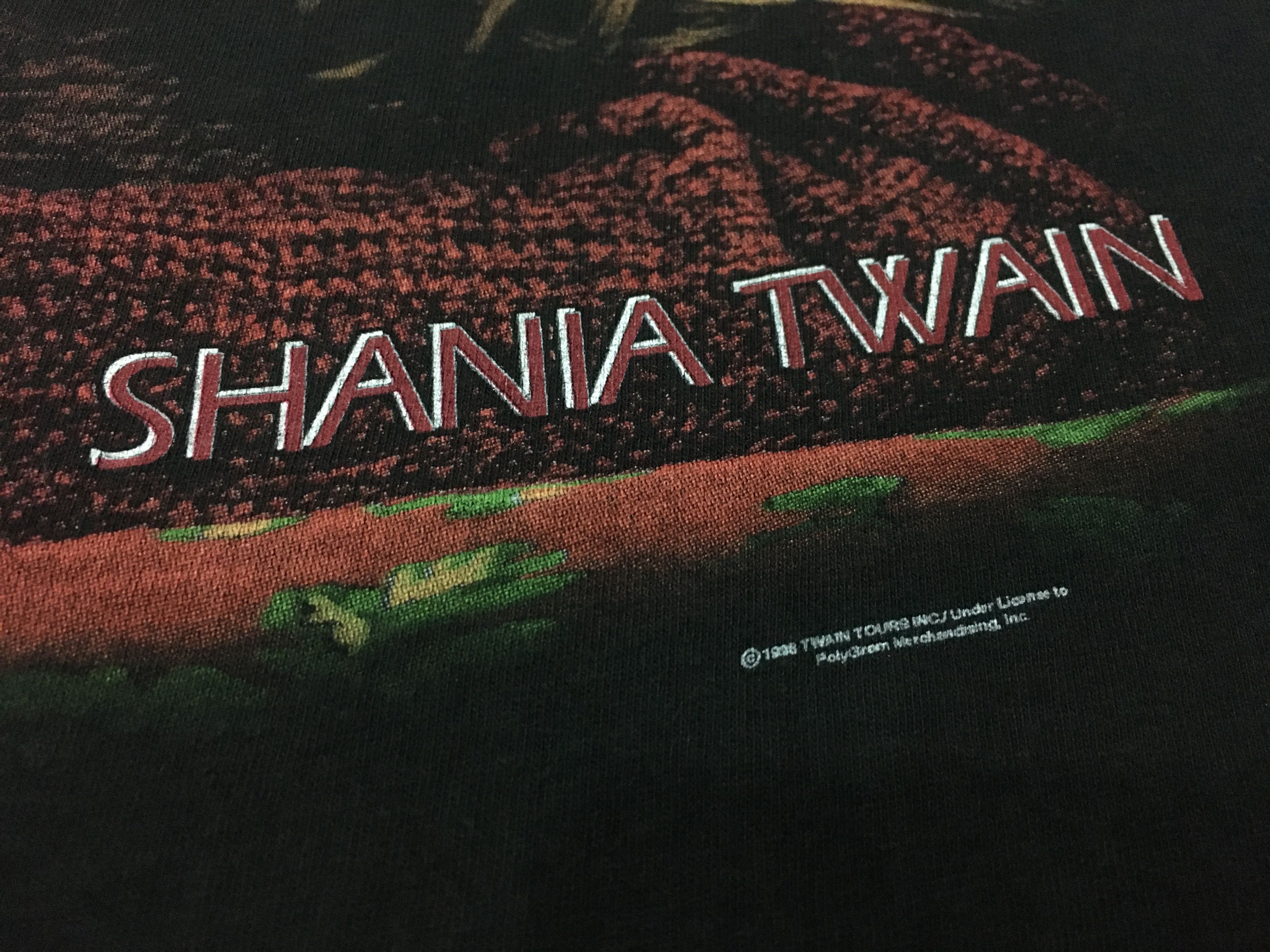 Band Tees × Vintage 🔥 Vintage Shania Twains Shirt 1998 PolyGram Merchandising Size US L / EU 52-54 / 3 - 3 Thumbnail