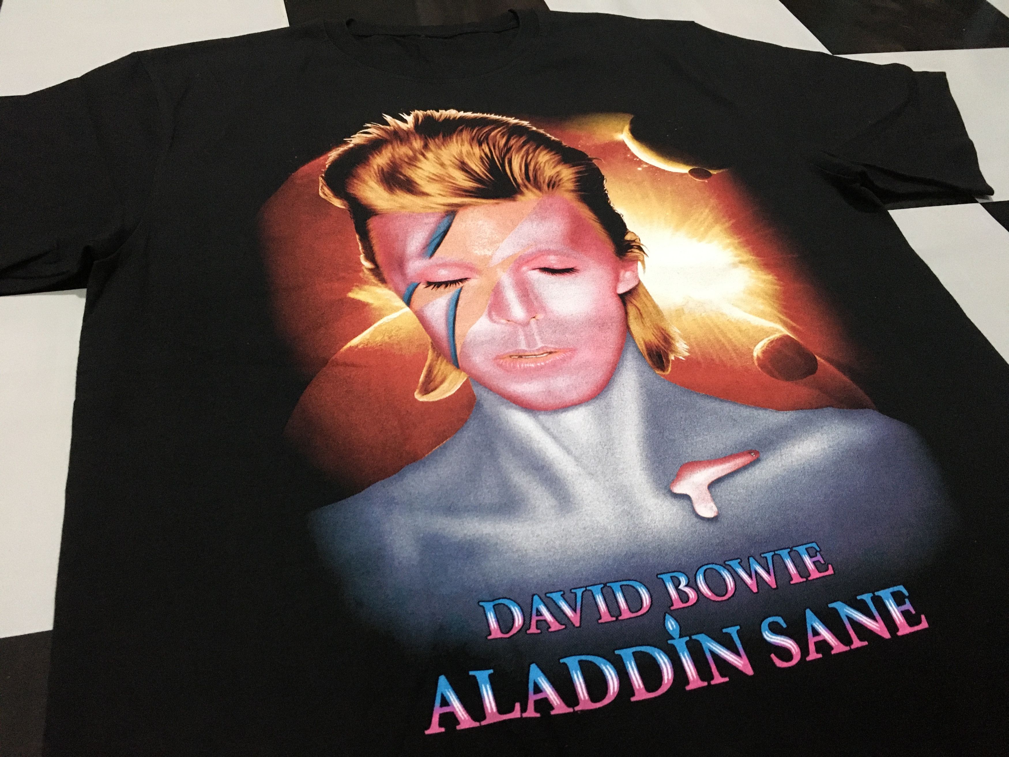 Band Tees David Bowie Shirt Aladdin Sane Size US XL / EU 56 / 4 - 1 Thumbnail