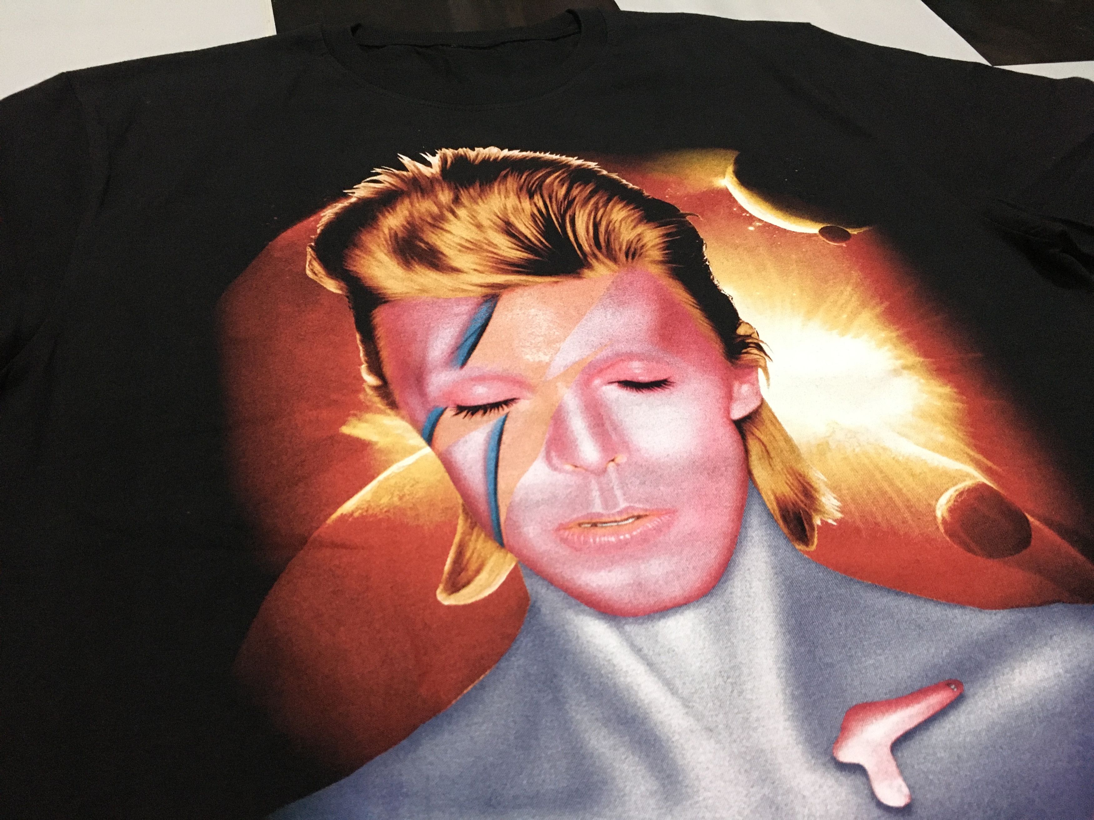 Band Tees David Bowie Shirt Aladdin Sane Size US XL / EU 56 / 4 - 3 Thumbnail