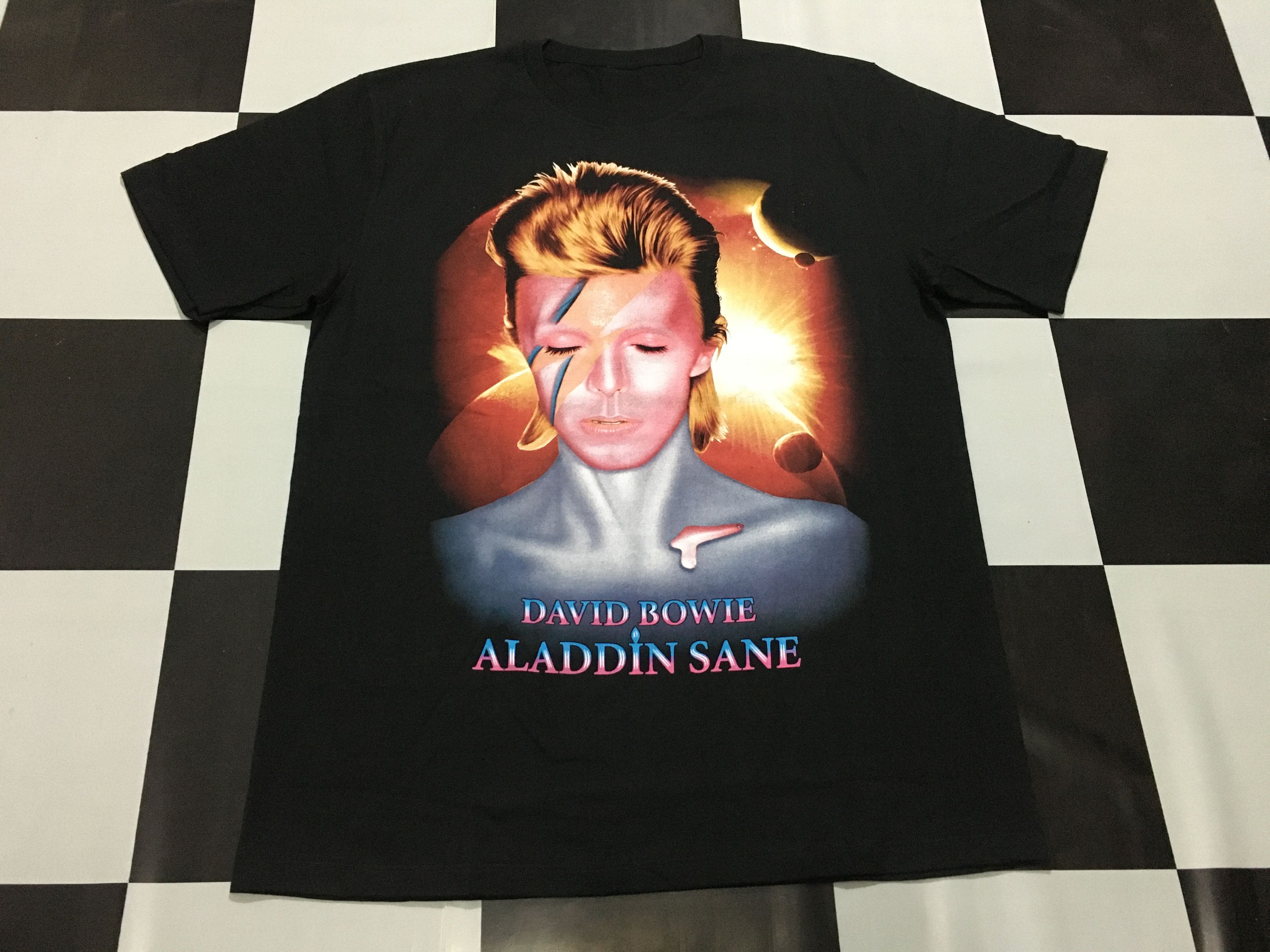 Band Tees David Bowie Shirt Aladdin Sane Size US XL / EU 56 / 4 - 2 Thumbnail