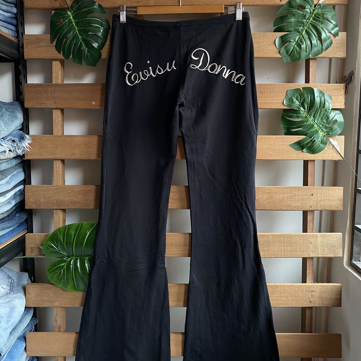 Evisu Evisu Donna Embroidered Flare Pants Size US 29 - 2 Thumbnail