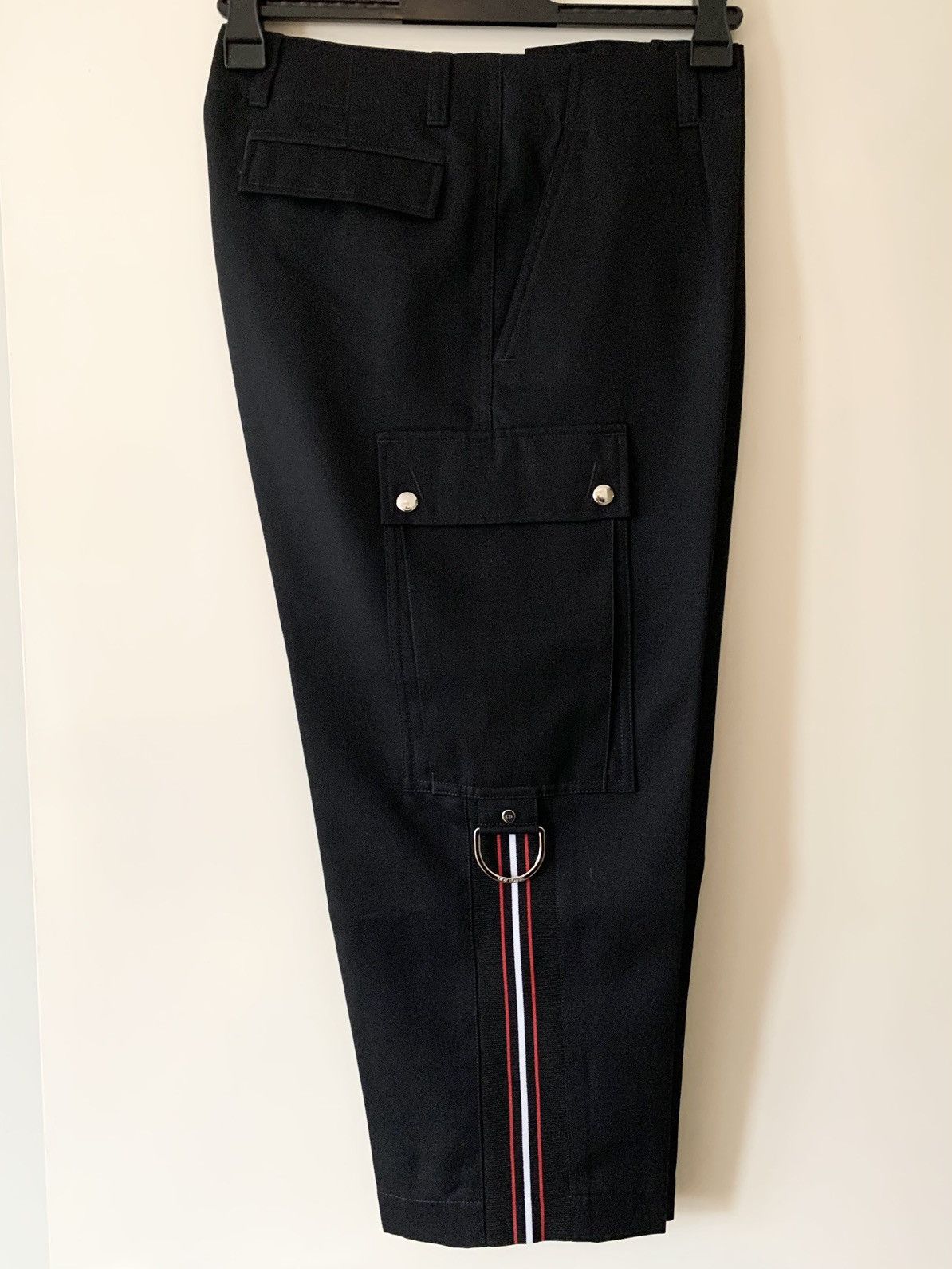 image of Dior Iconic Runway Piece Rave Cropped Pants in Black, Men's (Size 32)
