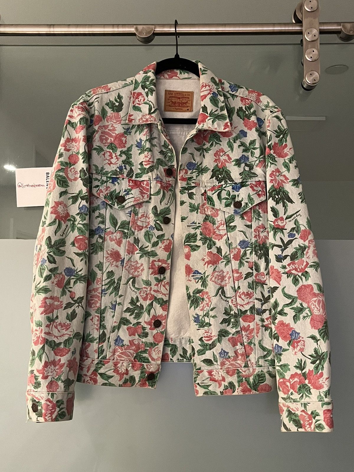 Supreme Levis Floral Jacket | Grailed