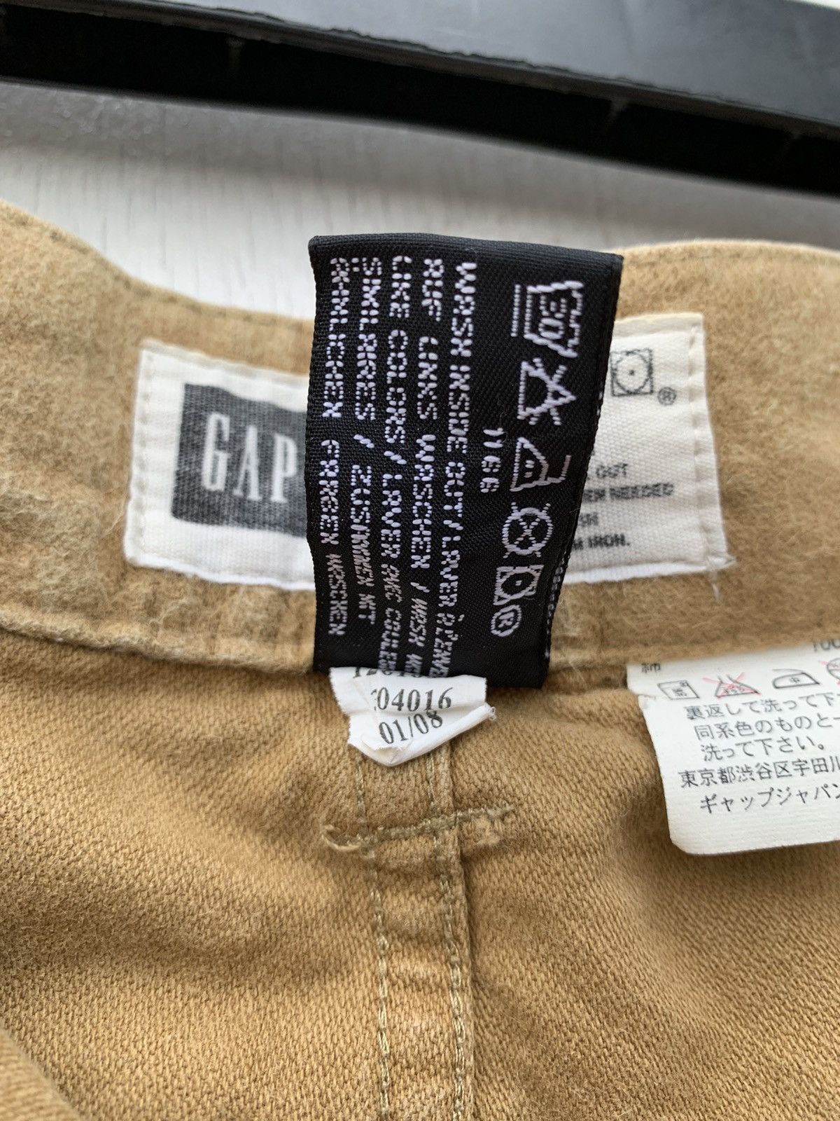 Gap Brushed Flannel Field Officer Pants Khaki Thick Cotton Size US 33 - 18 Thumbnail