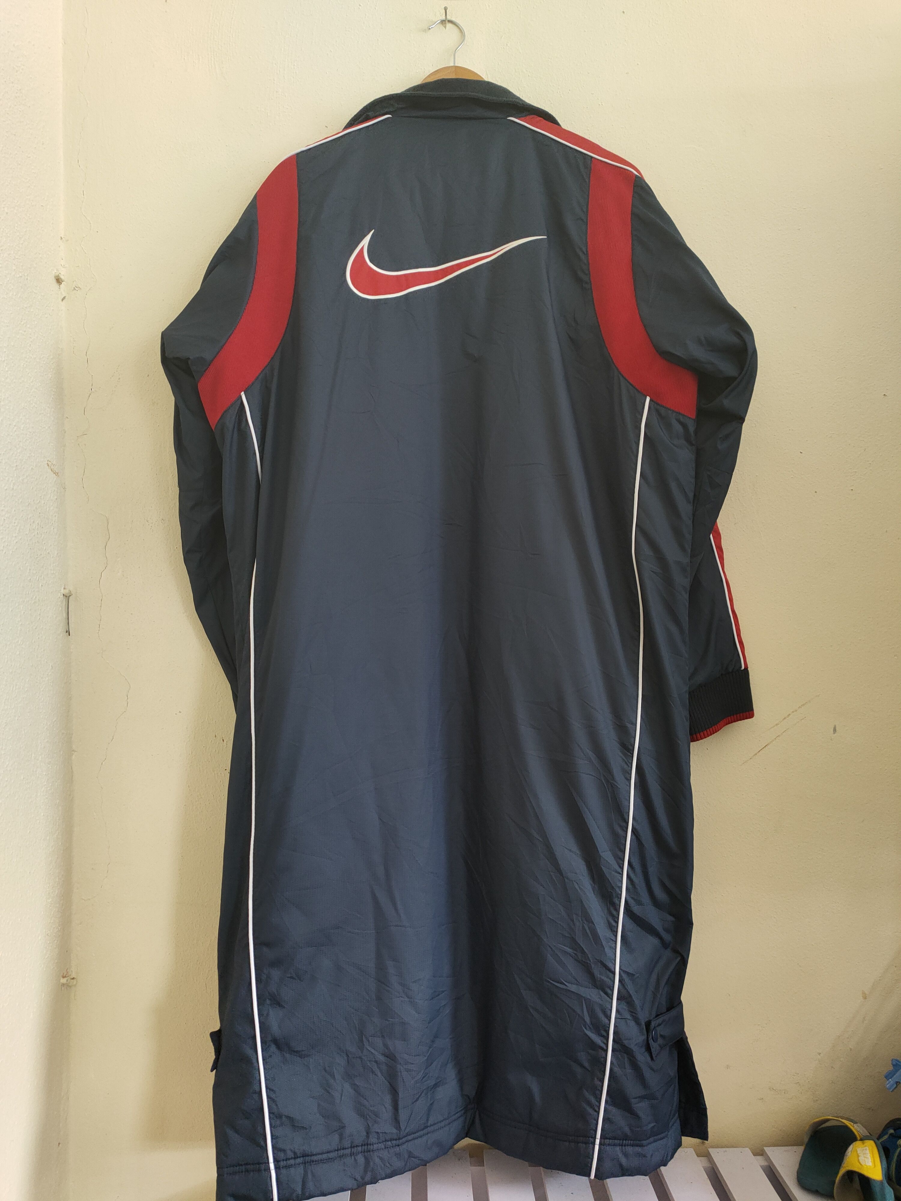 Nike × Vintage Nike Swoosh Big logo parkas Jacket Size US L / EU 52-54 / 3 - 1 Thumbnail