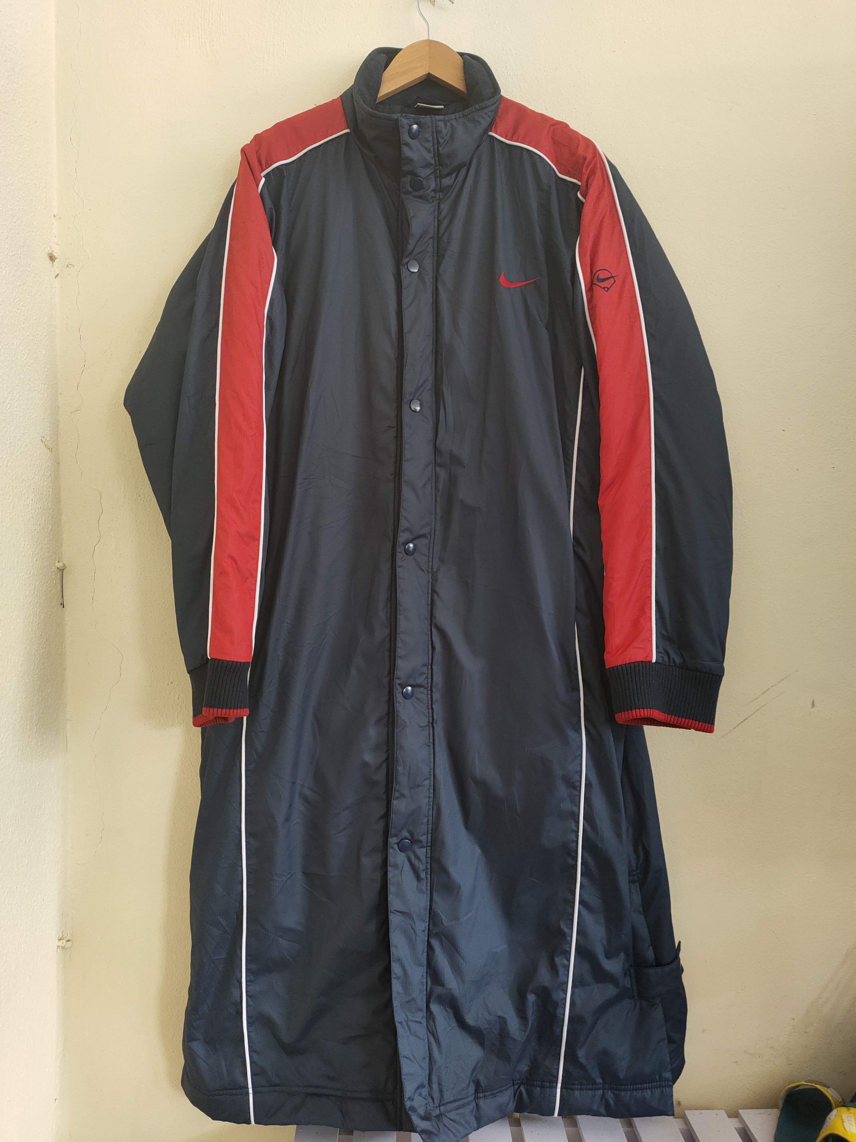 Nike × Vintage Nike Swoosh Big logo parkas Jacket Size US L / EU 52-54 / 3 - 2 Thumbnail