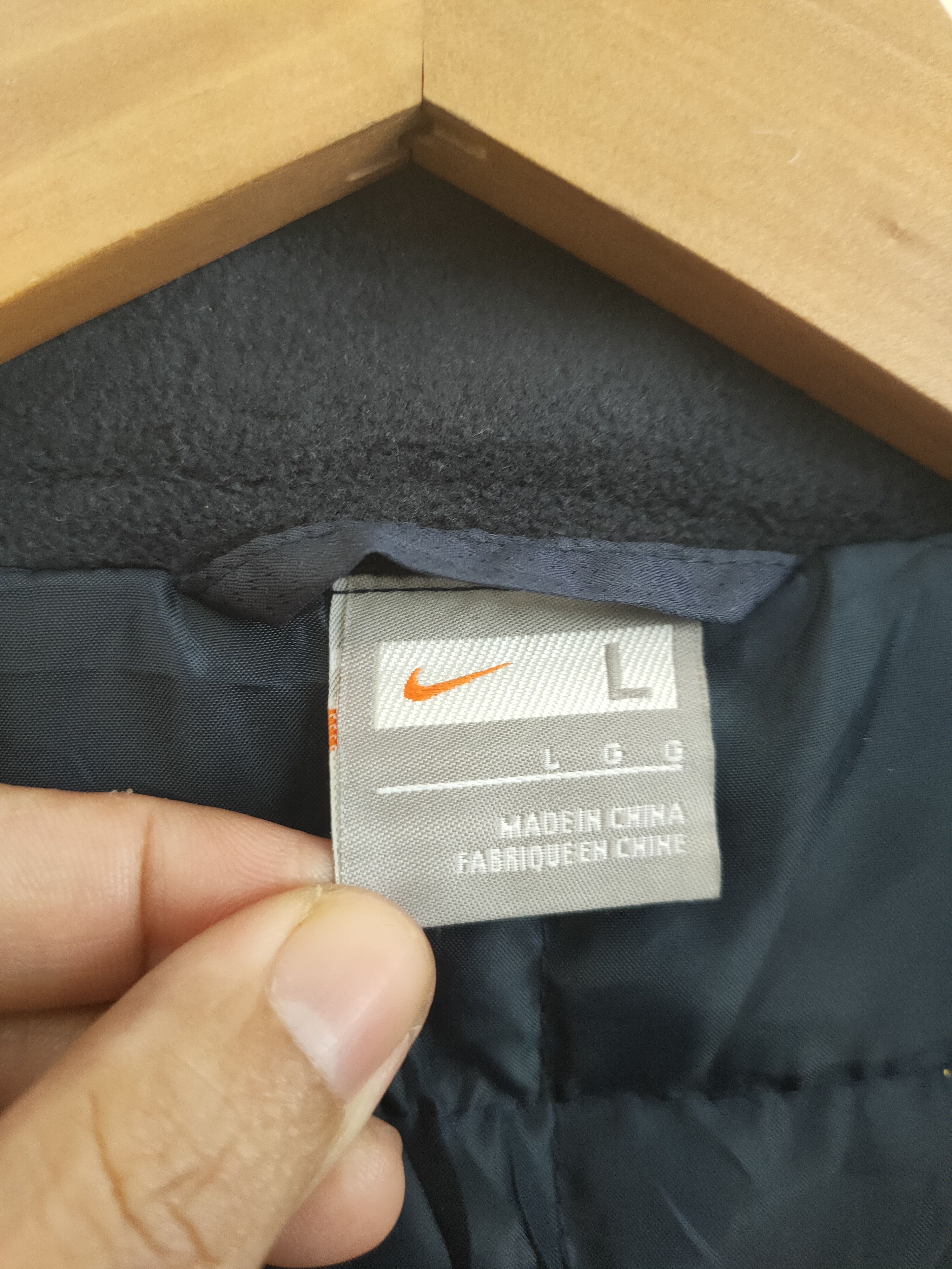 Nike × Vintage Nike Swoosh Big logo parkas Jacket Size US L / EU 52-54 / 3 - 11 Thumbnail