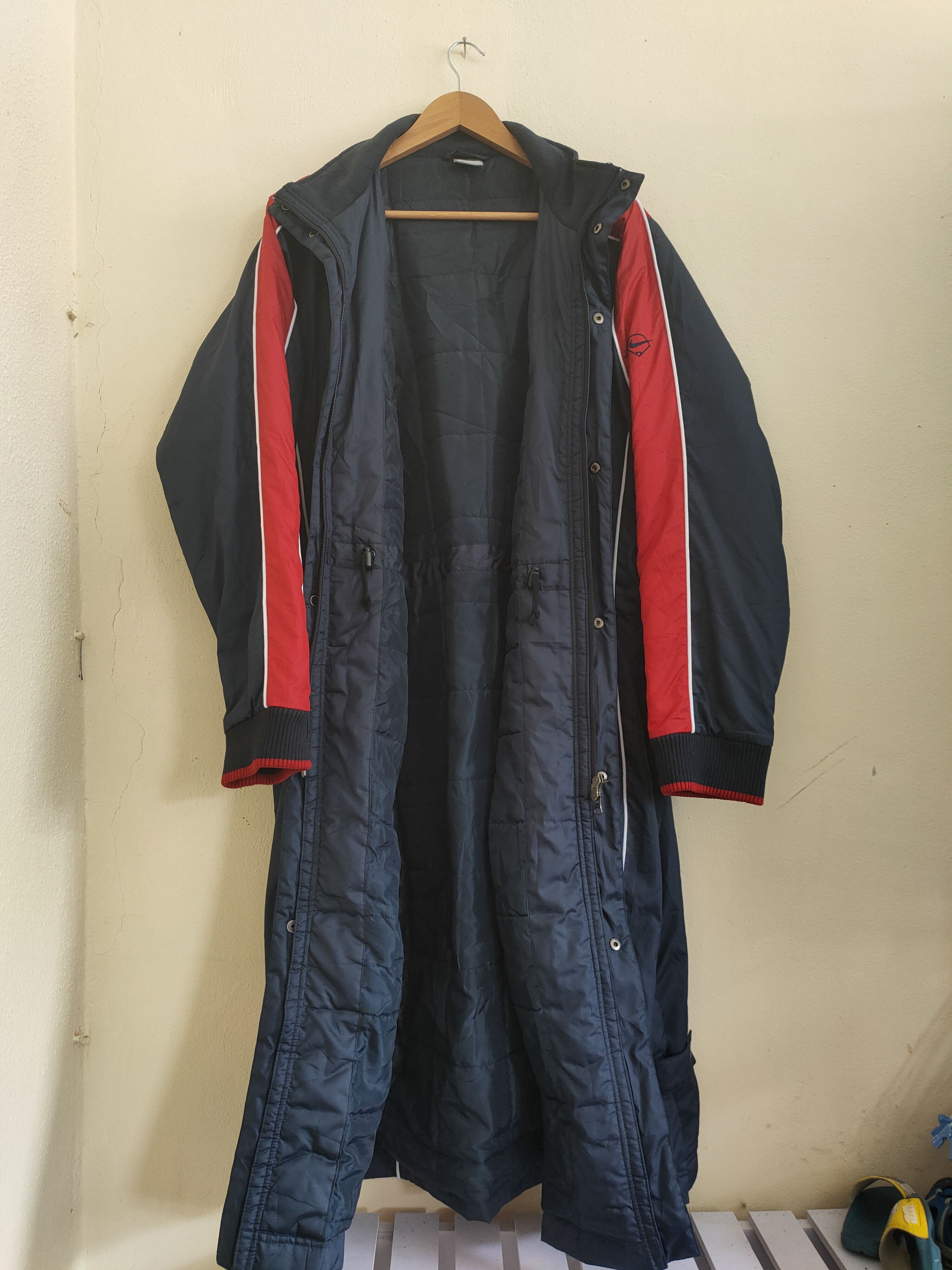 Nike × Vintage Nike Swoosh Big logo parkas Jacket Size US L / EU 52-54 / 3 - 3 Thumbnail