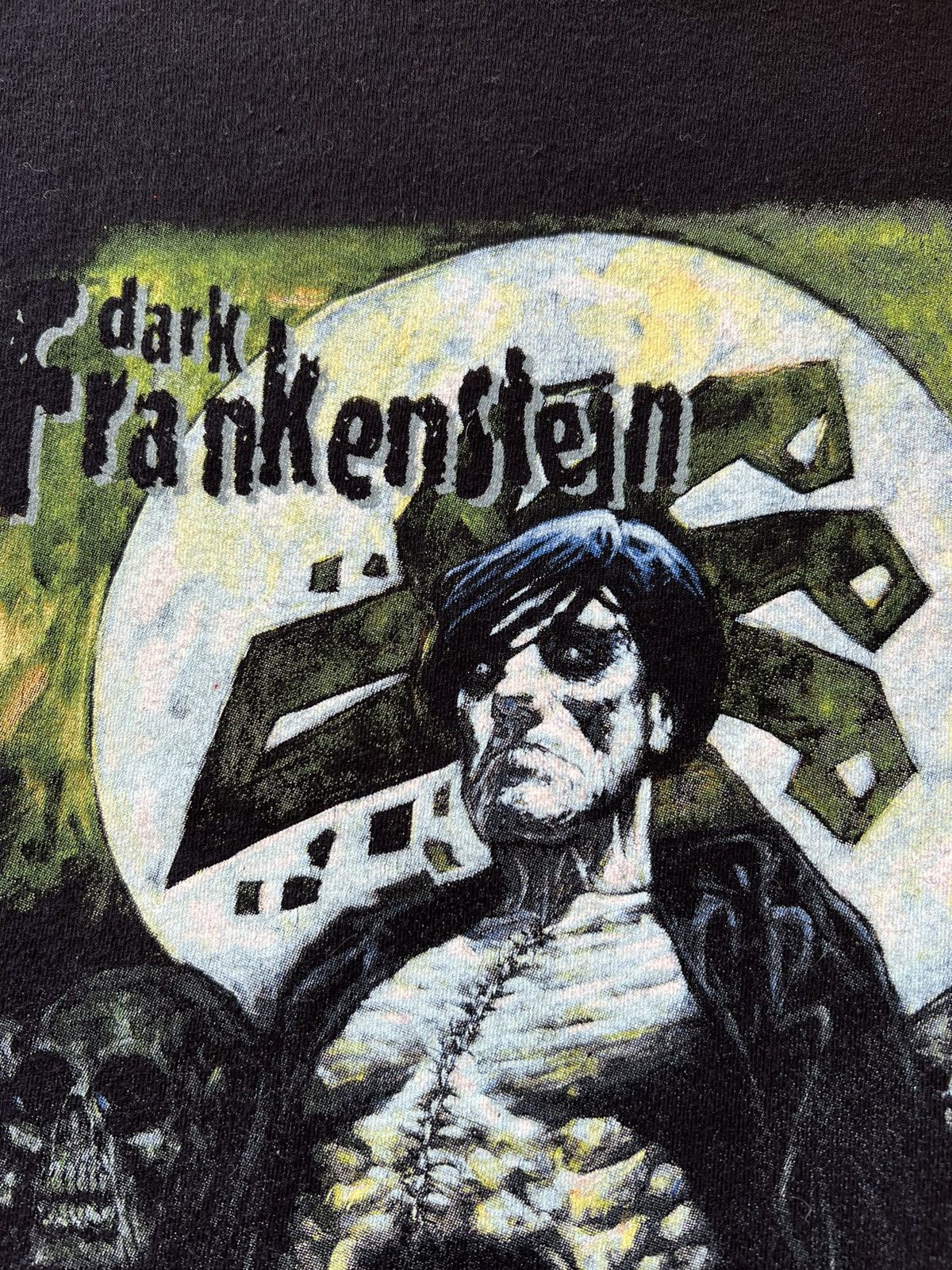 Band Tees Vintage 2000s Frankenstein Horror Movie Promo Black Tee Size US XL / EU 56 / 4 - 6 Thumbnail