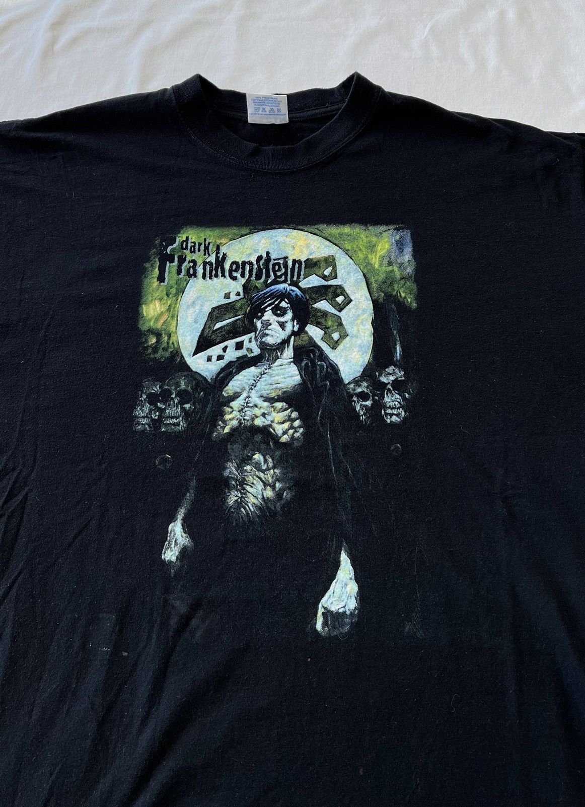 Band Tees Vintage 2000s Frankenstein Horror Movie Promo Black Tee Size US XL / EU 56 / 4 - 4 Thumbnail
