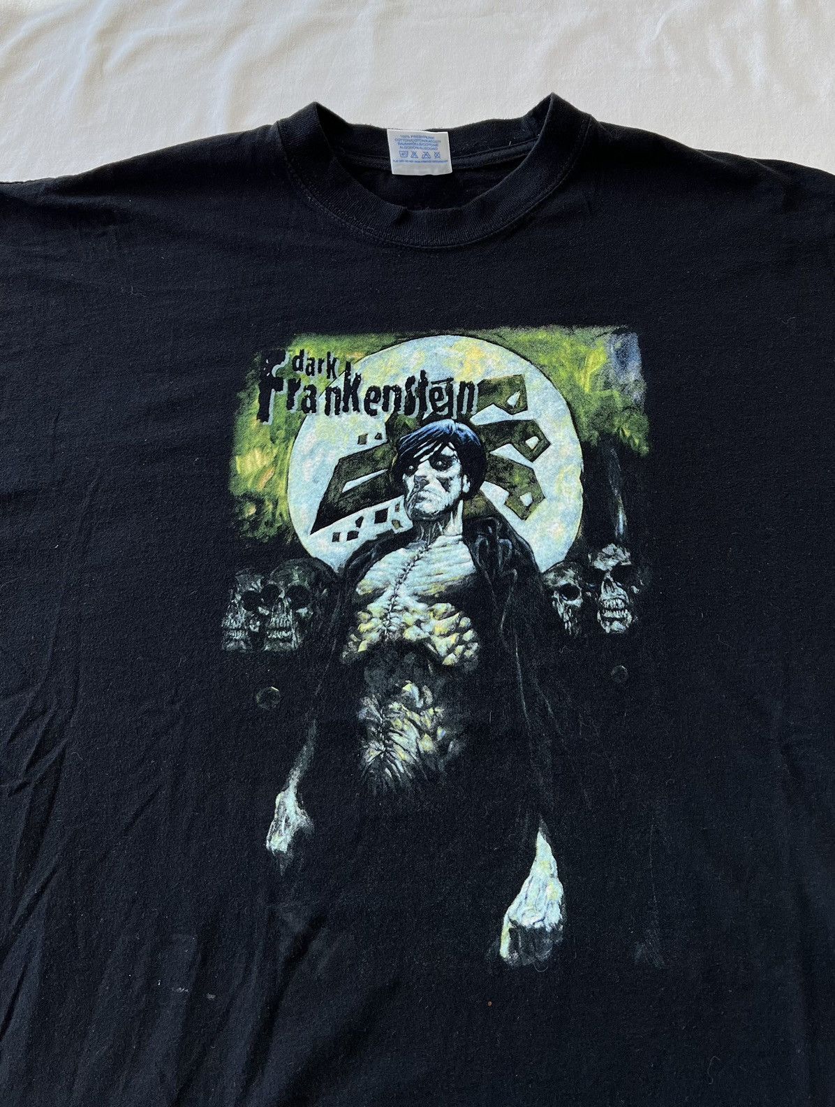 Band Tees Vintage 2000s Frankenstein Horror Movie Promo Black Tee Size US XL / EU 56 / 4 - 5 Thumbnail
