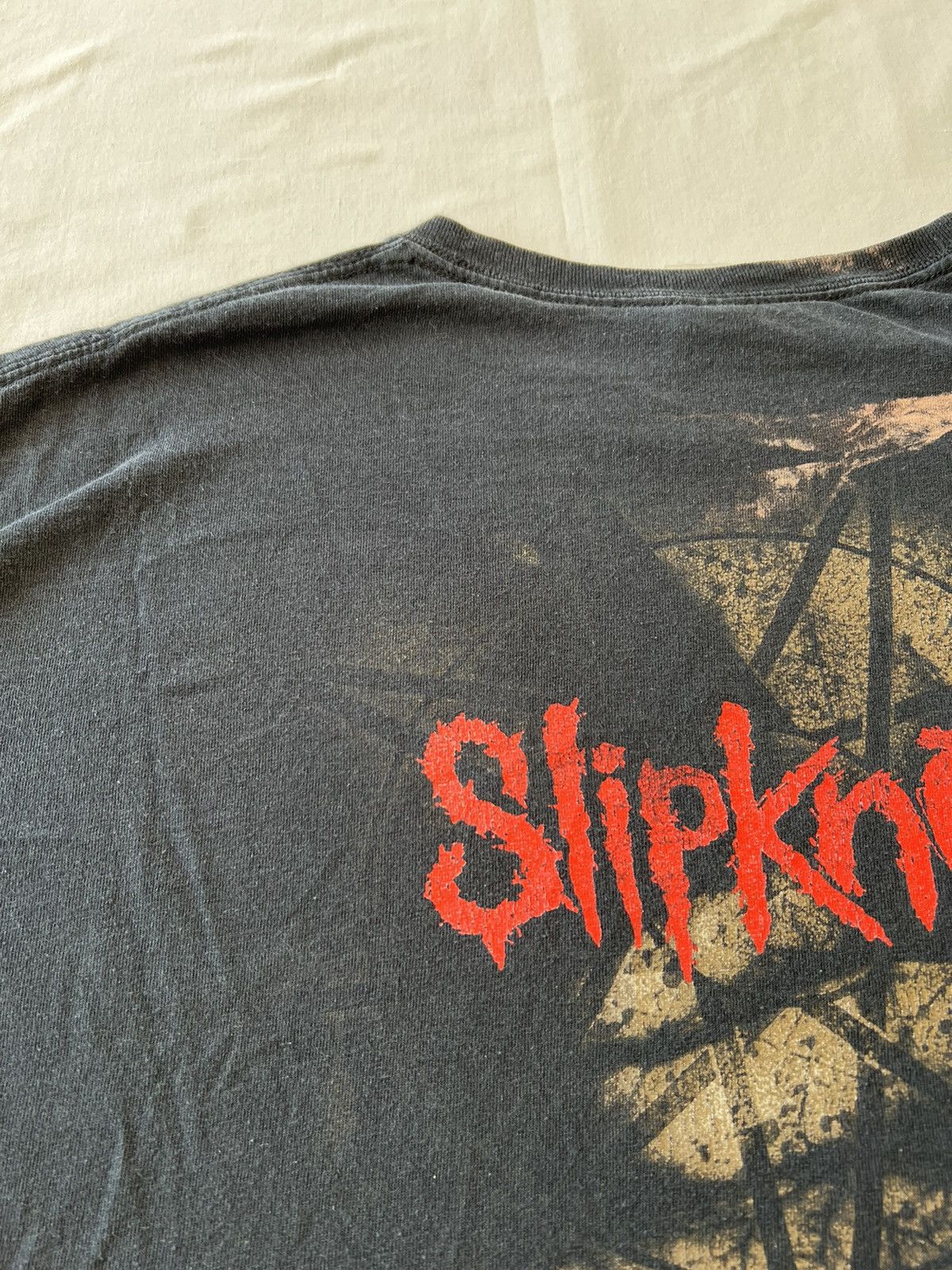 Band Tees Vintage 2017 Slipknot Promo Black Tee (Stone Sour Korn) Size US XL / EU 56 / 4 - 14 Thumbnail