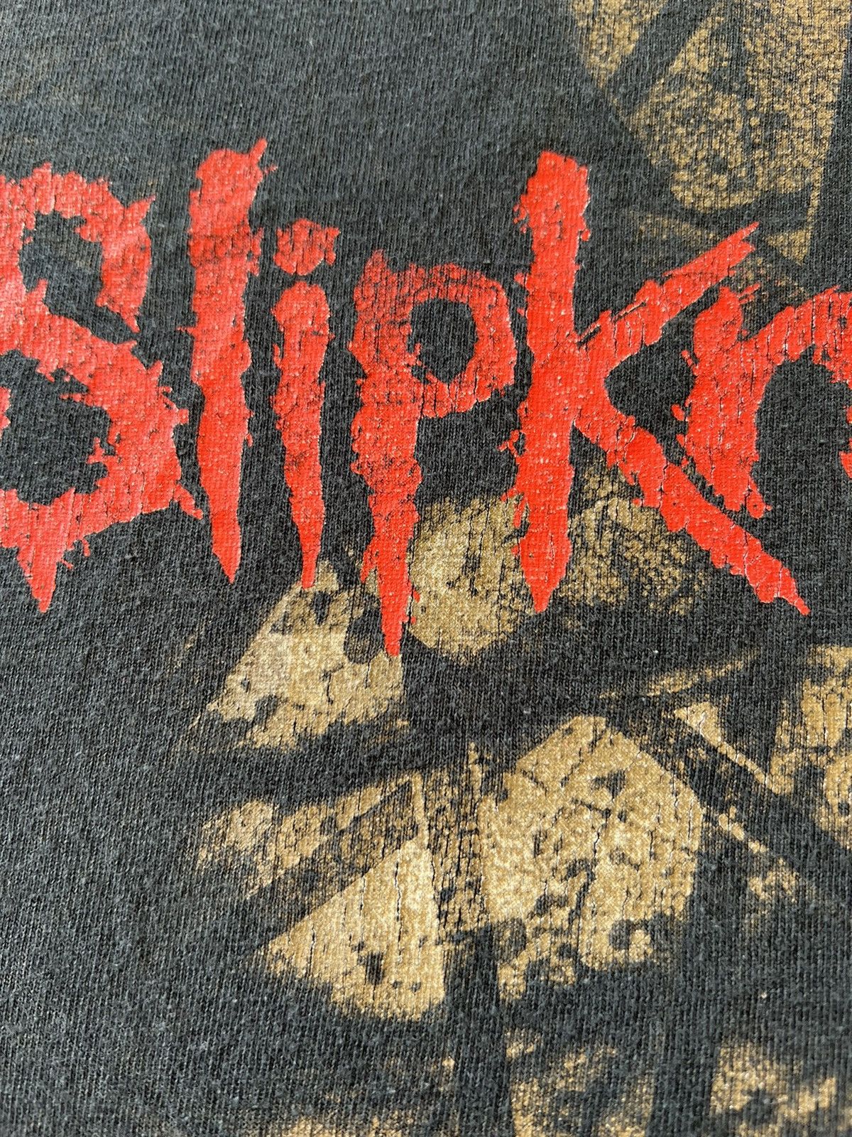 Band Tees Vintage 2017 Slipknot Promo Black Tee (Stone Sour Korn) Size US XL / EU 56 / 4 - 13 Thumbnail