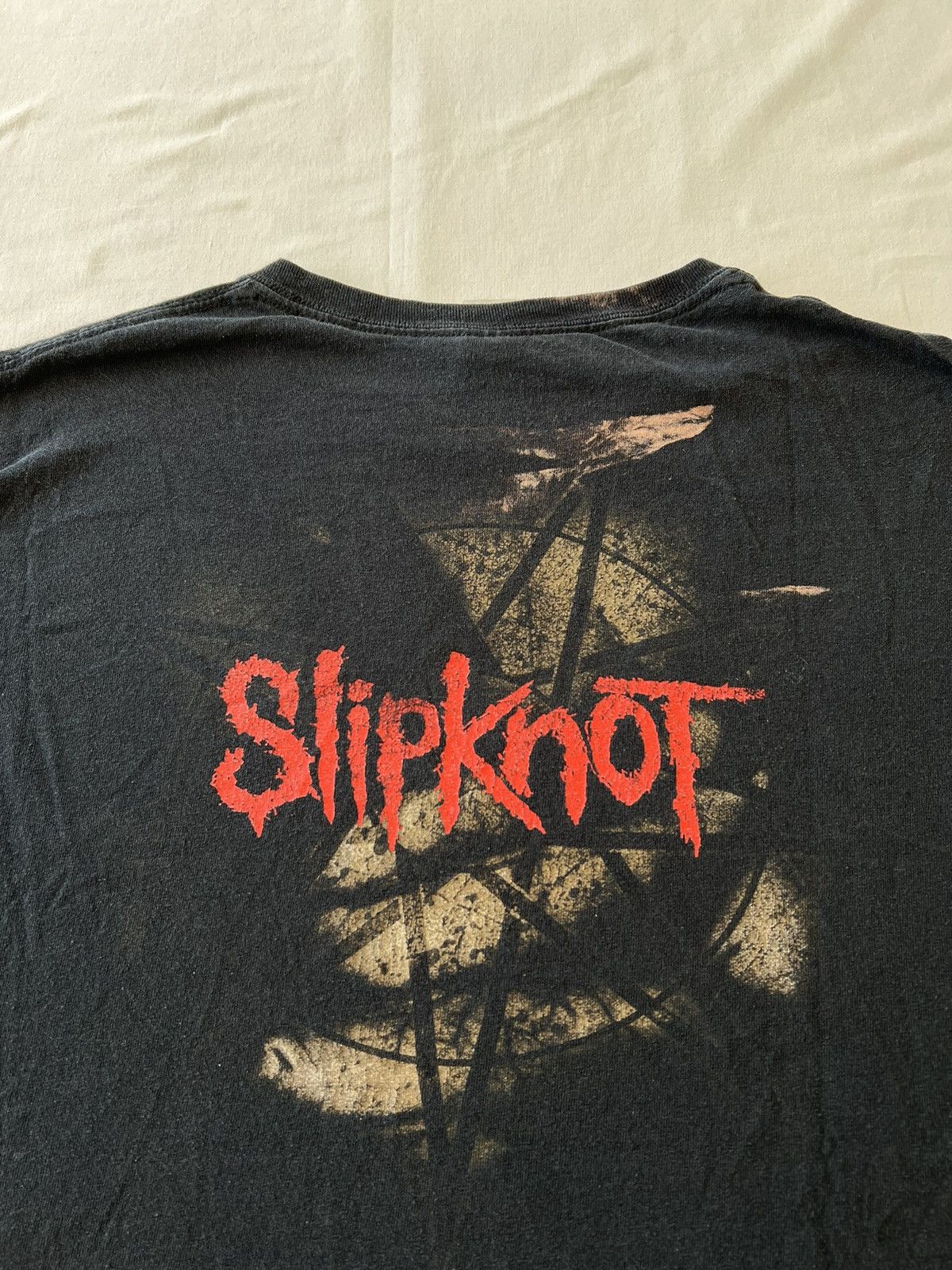 Band Tees Vintage 2017 Slipknot Promo Black Tee (Stone Sour Korn) Size US XL / EU 56 / 4 - 12 Thumbnail