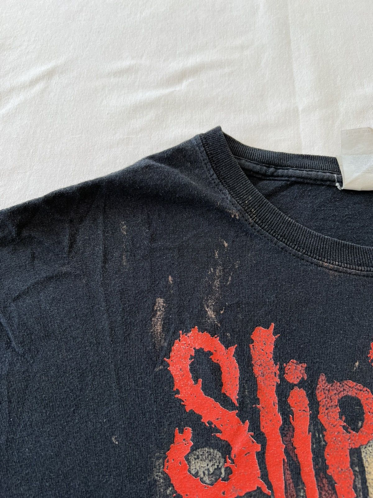 Band Tees Vintage 2017 Slipknot Promo Black Tee (Stone Sour Korn) Size US XL / EU 56 / 4 - 9 Thumbnail