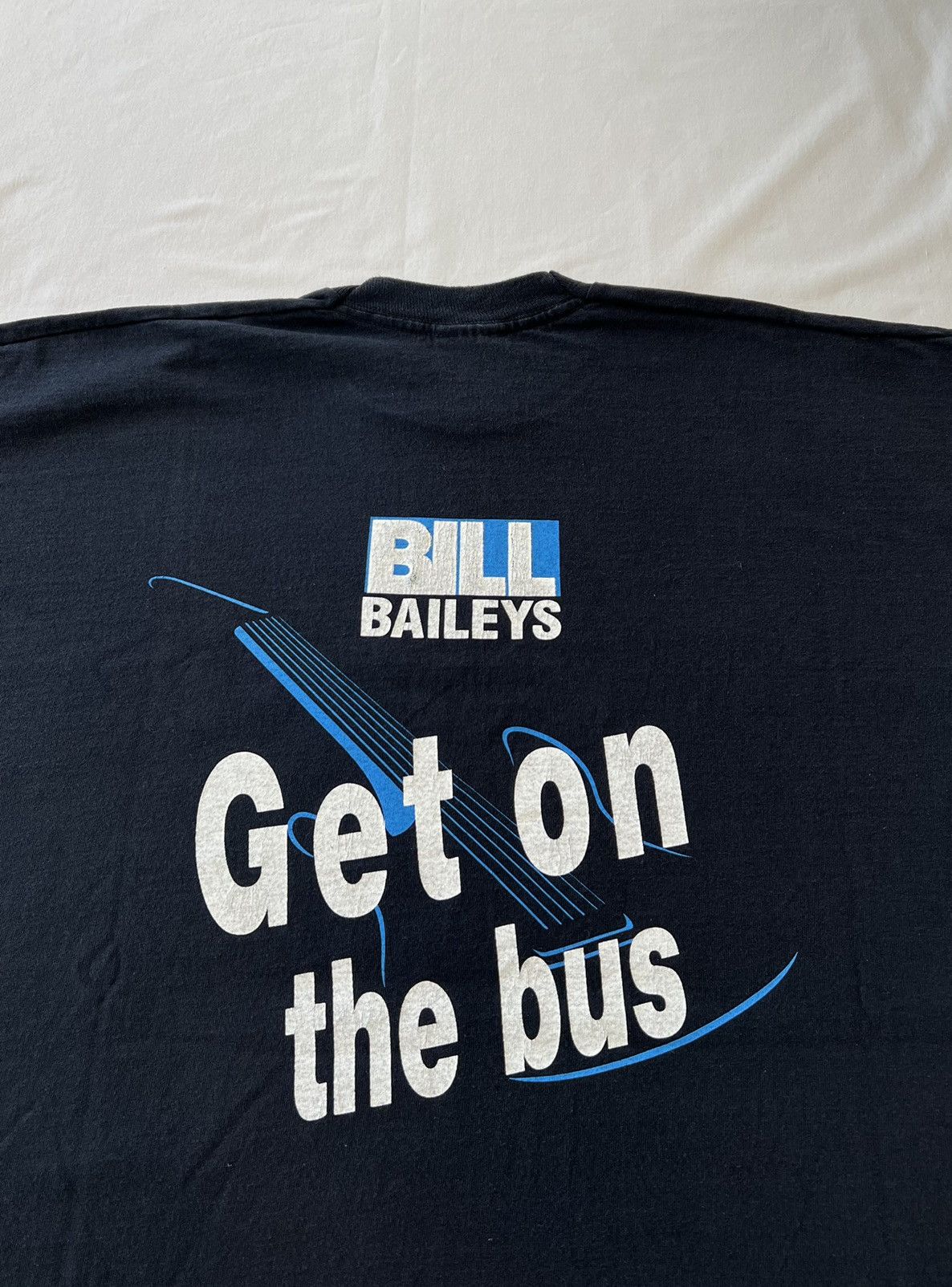 Band Tees Vintage 90s Bill Baileys Get On The Bus Single Stitch Tee Size US XL / EU 56 / 4 - 8 Thumbnail