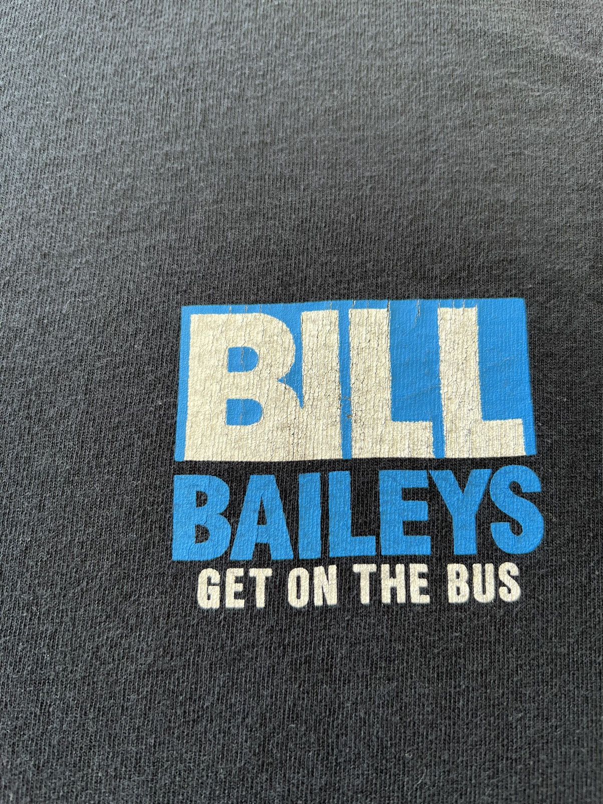 Band Tees Vintage 90s Bill Baileys Get On The Bus Single Stitch Tee Size US XL / EU 56 / 4 - 4 Thumbnail