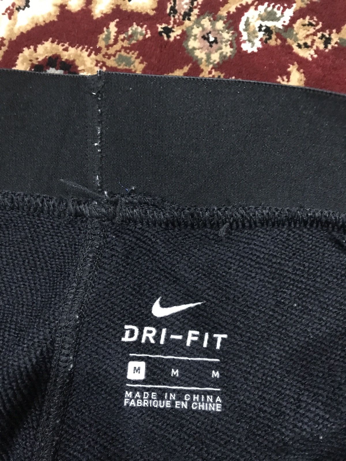 Nike Nike Black Sweatpant Size US 27 - 9 Thumbnail