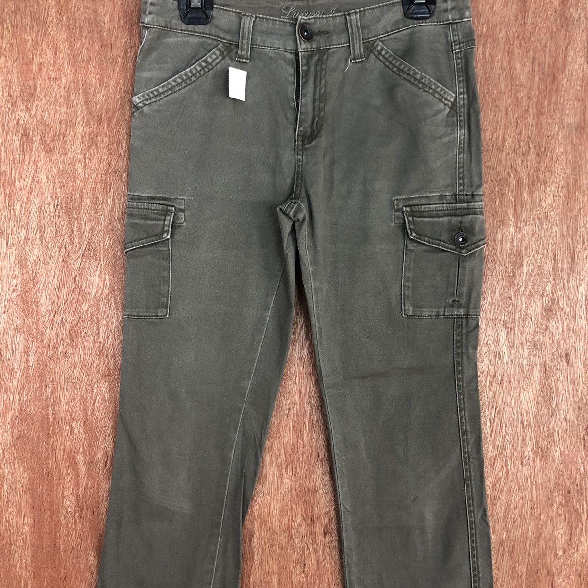 Faded Glory DLL Lexury Jeans Brown Multipocket Denim Pants #2346 Size US 28 / EU 44 - 4 Thumbnail