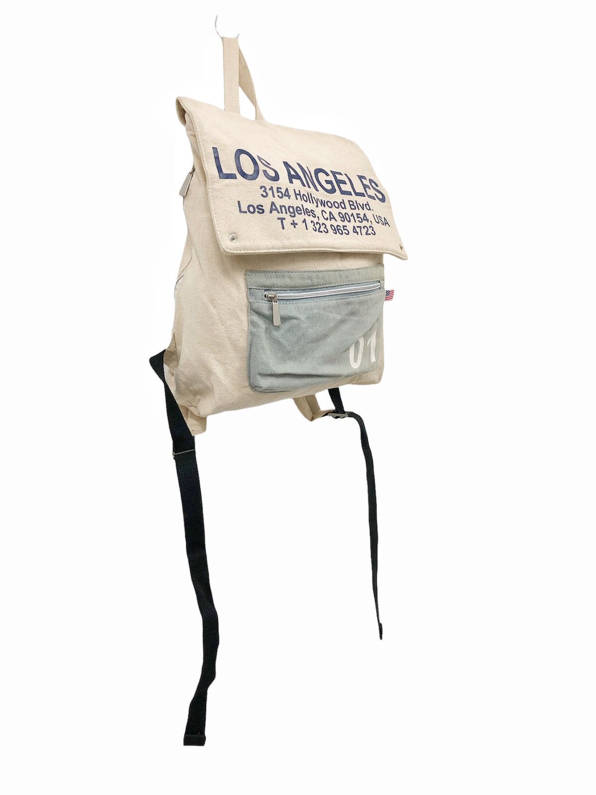 Japanese Brand 🏹 final price 🏹ANELLO JAPAN cotton back pack Size ONE SIZE - 5 Thumbnail