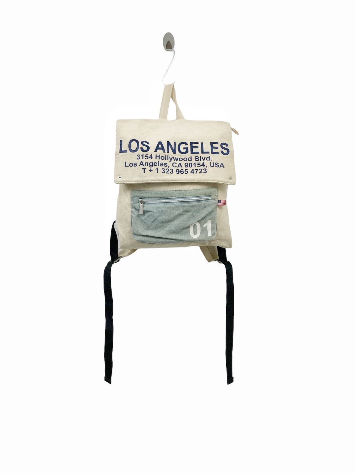 Japanese Brand 🏹 final price 🏹ANELLO JAPAN cotton back pack Size ONE SIZE - 3 Thumbnail