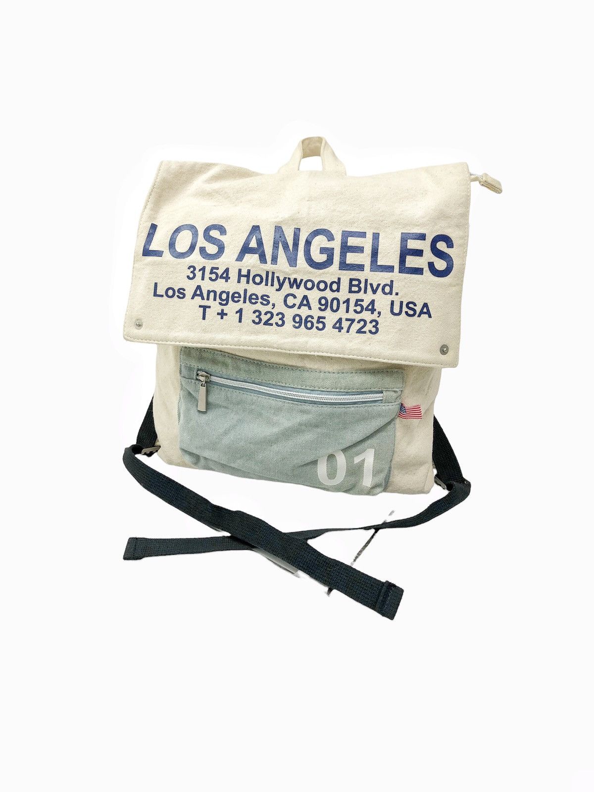 Japanese Brand 🏹 final price 🏹ANELLO JAPAN cotton back pack Size ONE SIZE - 6 Thumbnail