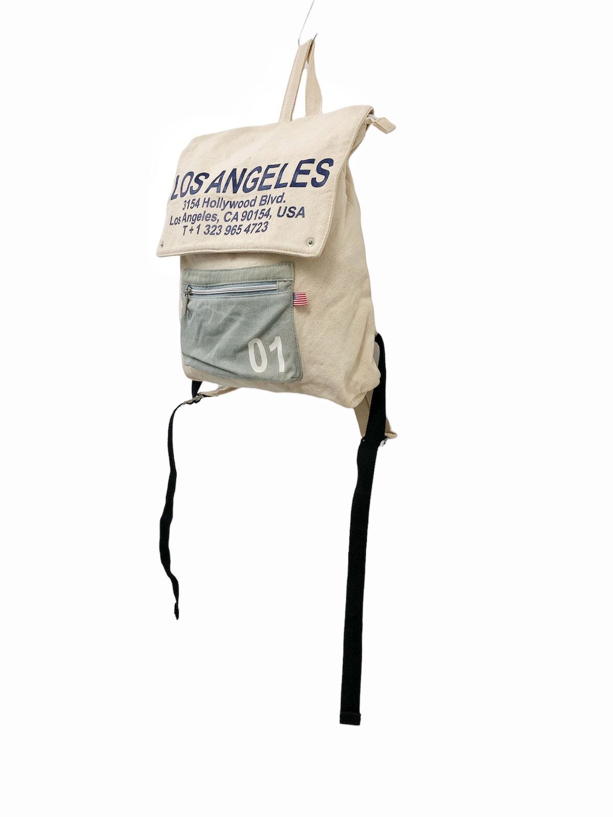 Japanese Brand 🏹 final price 🏹ANELLO JAPAN cotton back pack Size ONE SIZE - 4 Thumbnail