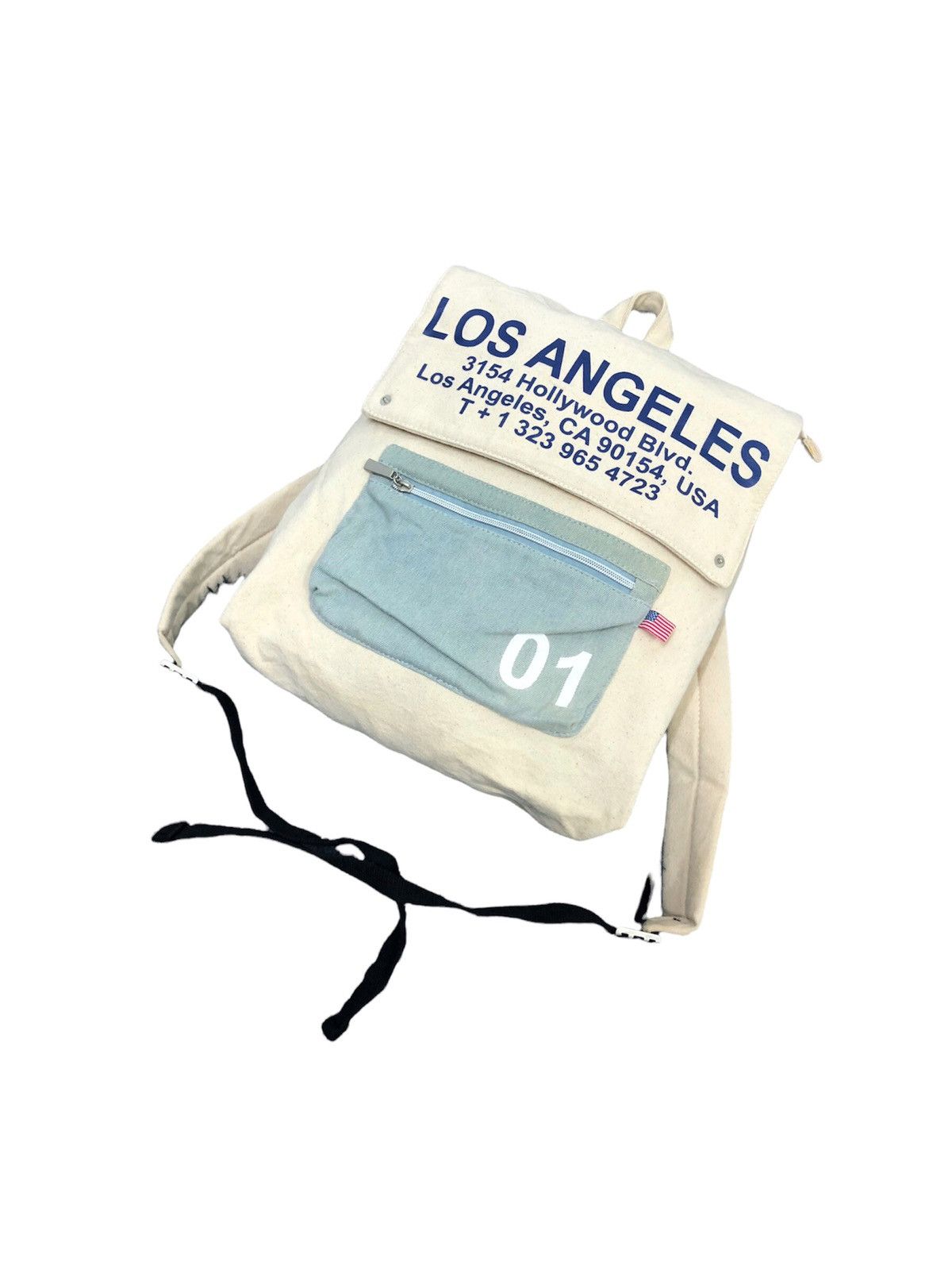 Japanese Brand 🏹 final price 🏹ANELLO JAPAN cotton back pack Size ONE SIZE - 2 Thumbnail