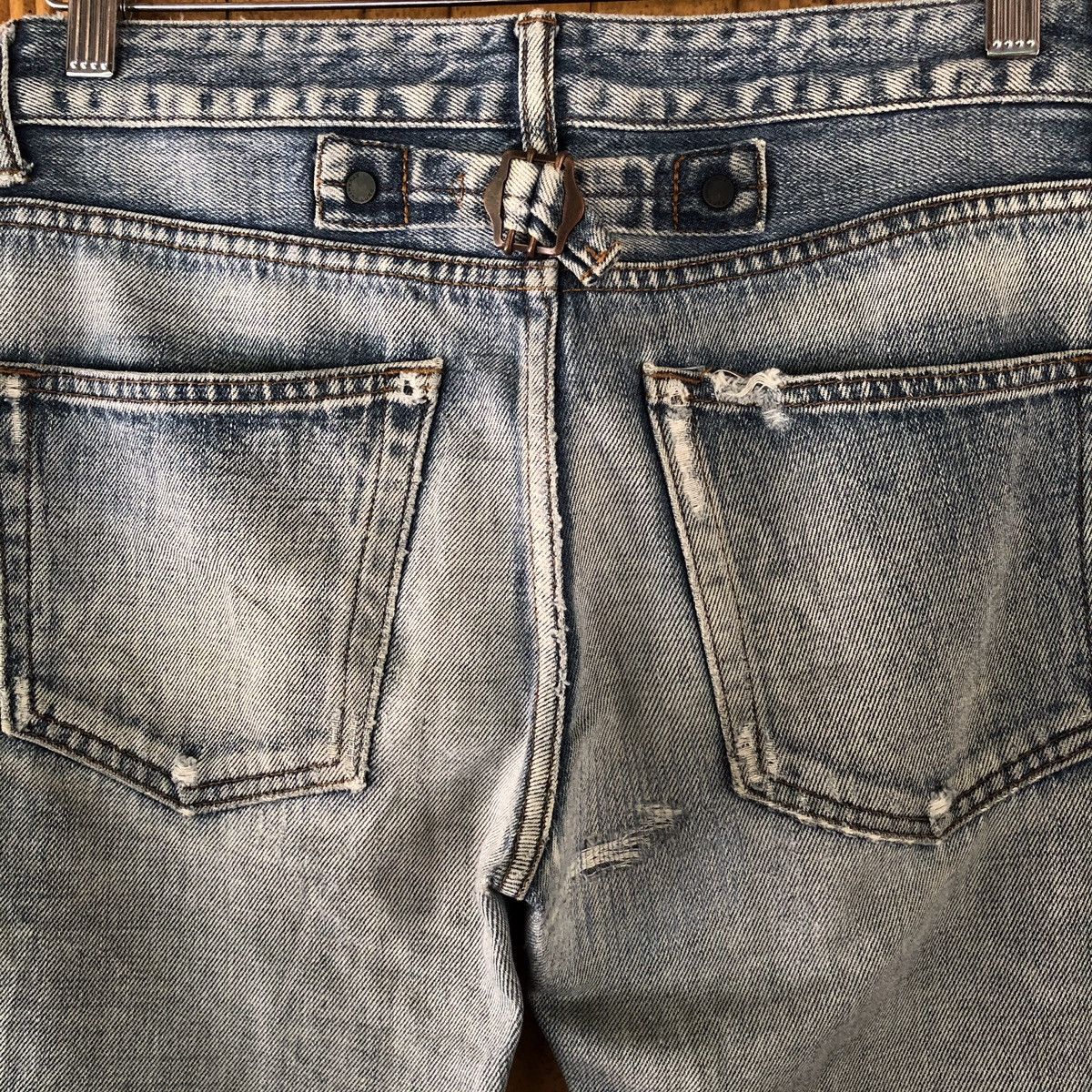Japanese Brand Vintage Stunning Lure selvedge Jeans distressed denim Size US 29 - 8 Thumbnail