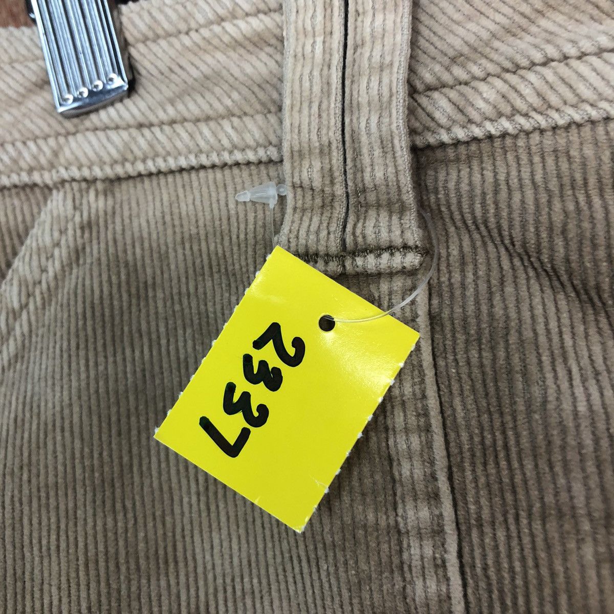 Japanese Brand DLL Feel & Ease Brown Corduroy bush Pants #2337 Size 27" / US 4 / IT 40 - 7 Thumbnail