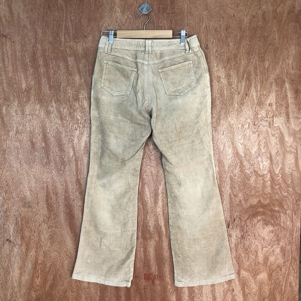 Japanese Brand DLL Feel & Ease Brown Corduroy bush Pants #2337 Size 27" / US 4 / IT 40 - 9 Thumbnail