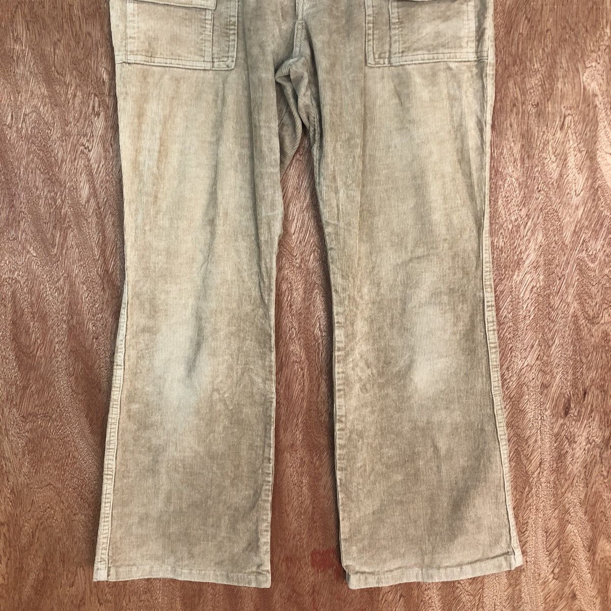 Japanese Brand DLL Feel & Ease Brown Corduroy bush Pants #2337 Size 27" / US 4 / IT 40 - 3 Thumbnail