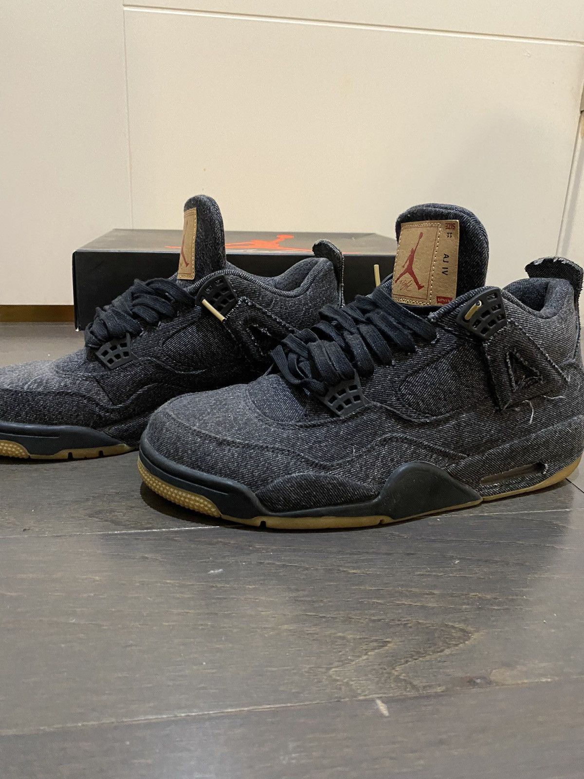Jordan Brand × Levi's × Nike Jordan x Levis Denim 4s Size US 11 / EU 44 - 6 Thumbnail