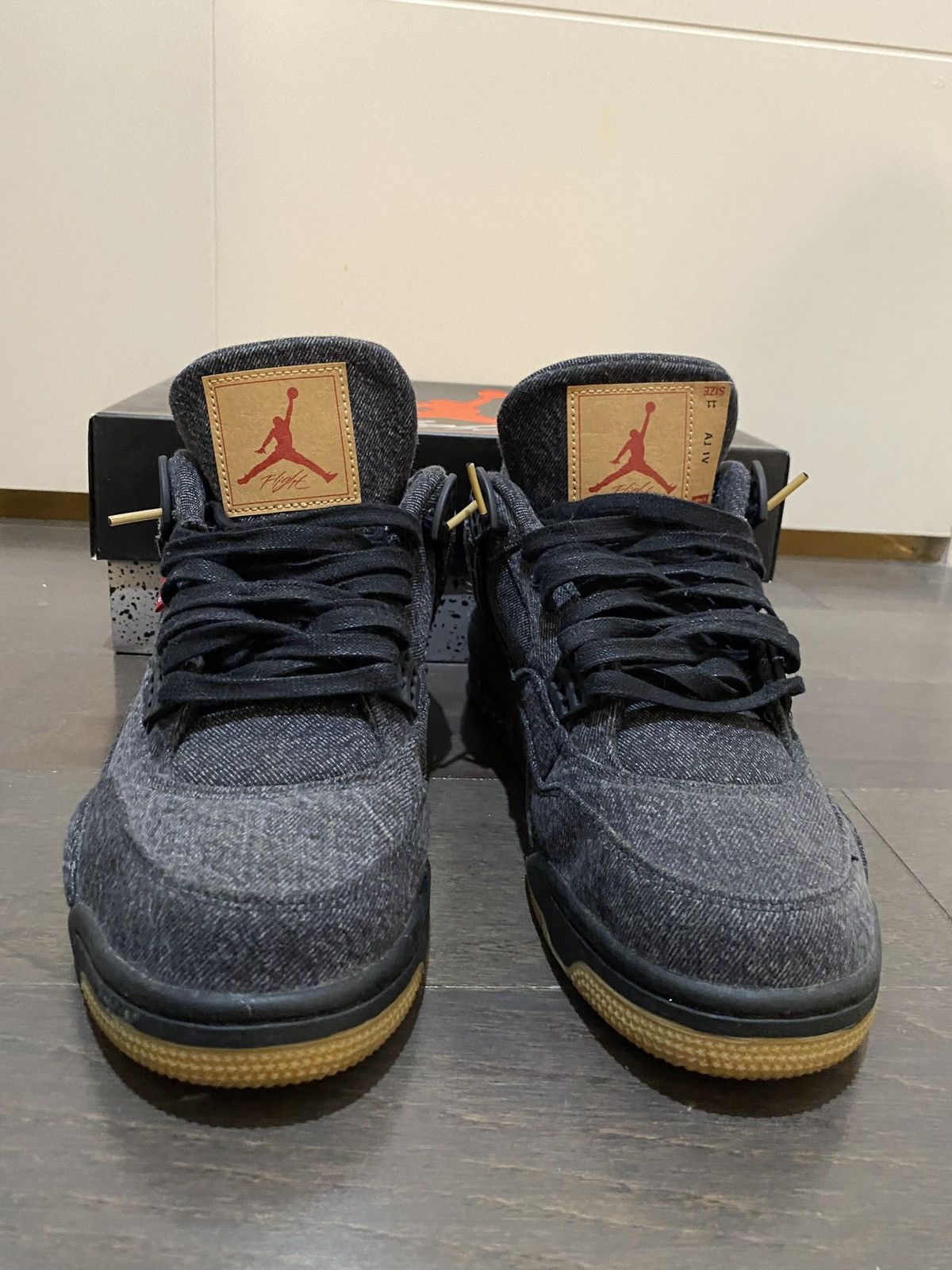 Jordan Brand × Levi's × Nike Jordan x Levis Denim 4s Size US 11 / EU 44 - 4 Thumbnail