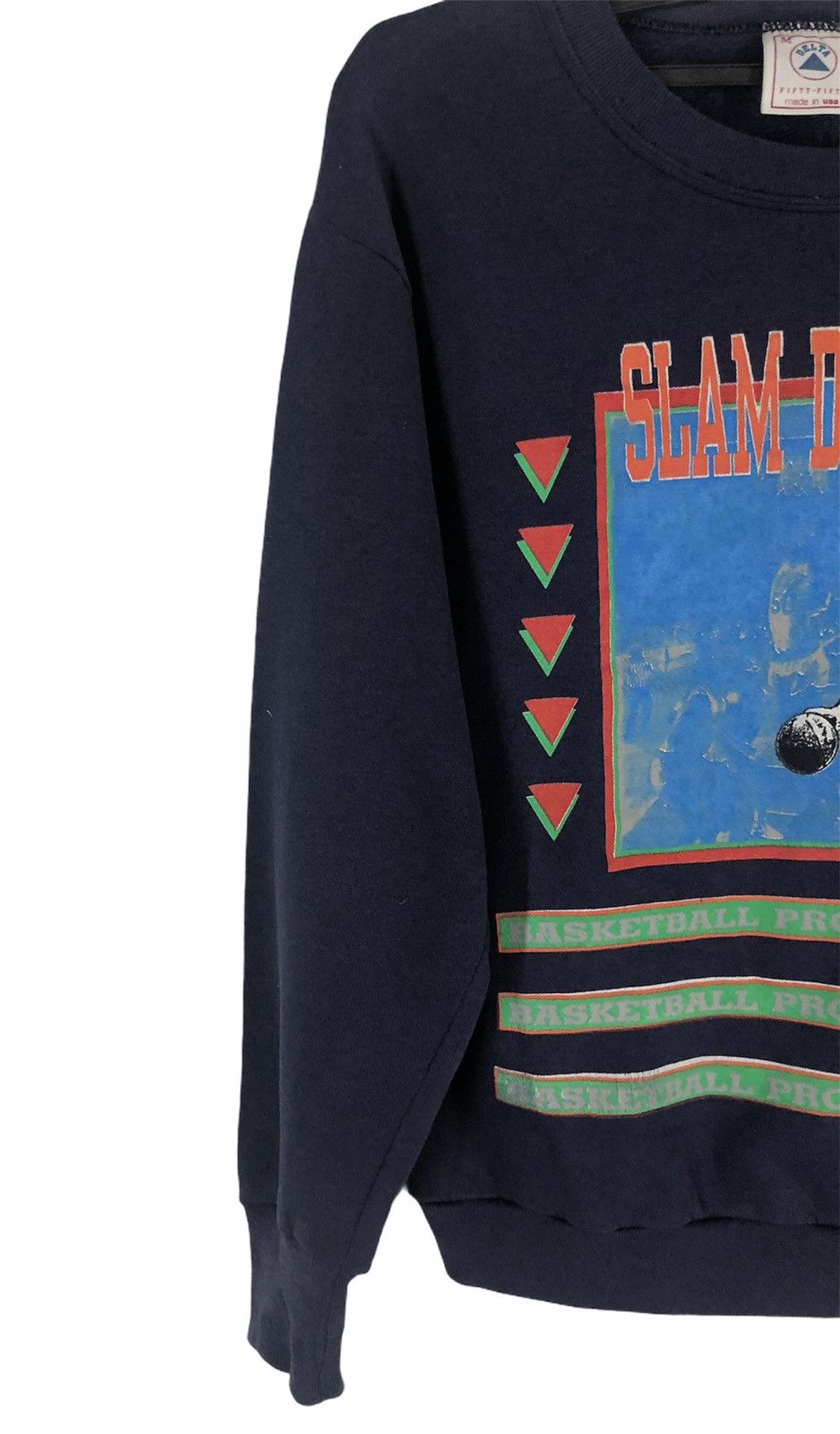 Cartoon Network × Japanese Brand × Vintage Rare Vintage 90' SLAMDUNK Anime Print Sweatshirt Size US M / EU 48-50 / 2 - 5 Thumbnail