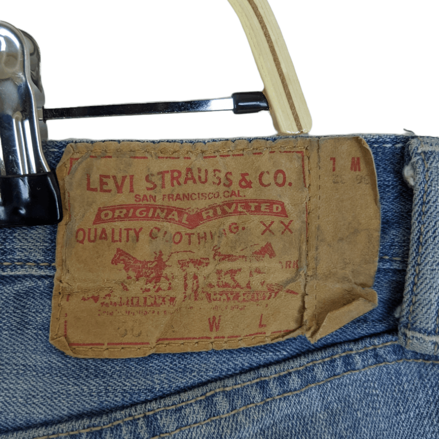 Levi's 2000'S LEVIS Jeans Pant Straight Fit Cut Size US 36 / EU 52 - 14 Thumbnail