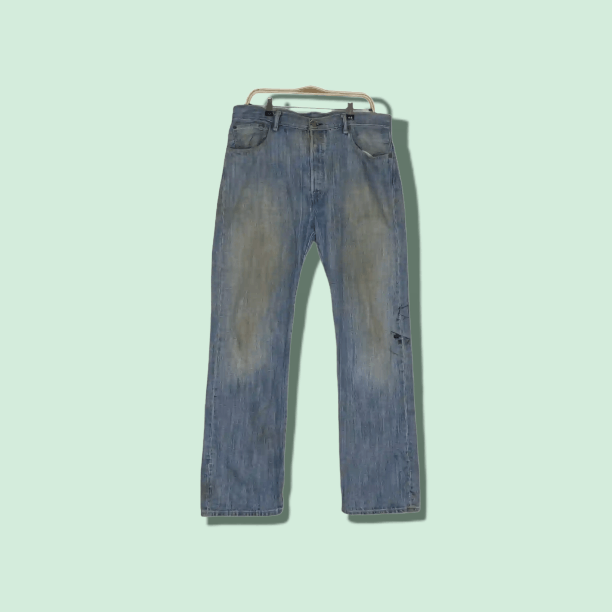 Levi's 2000'S LEVIS Jeans Pant Straight Fit Cut Size US 36 / EU 52 - 1 Thumbnail