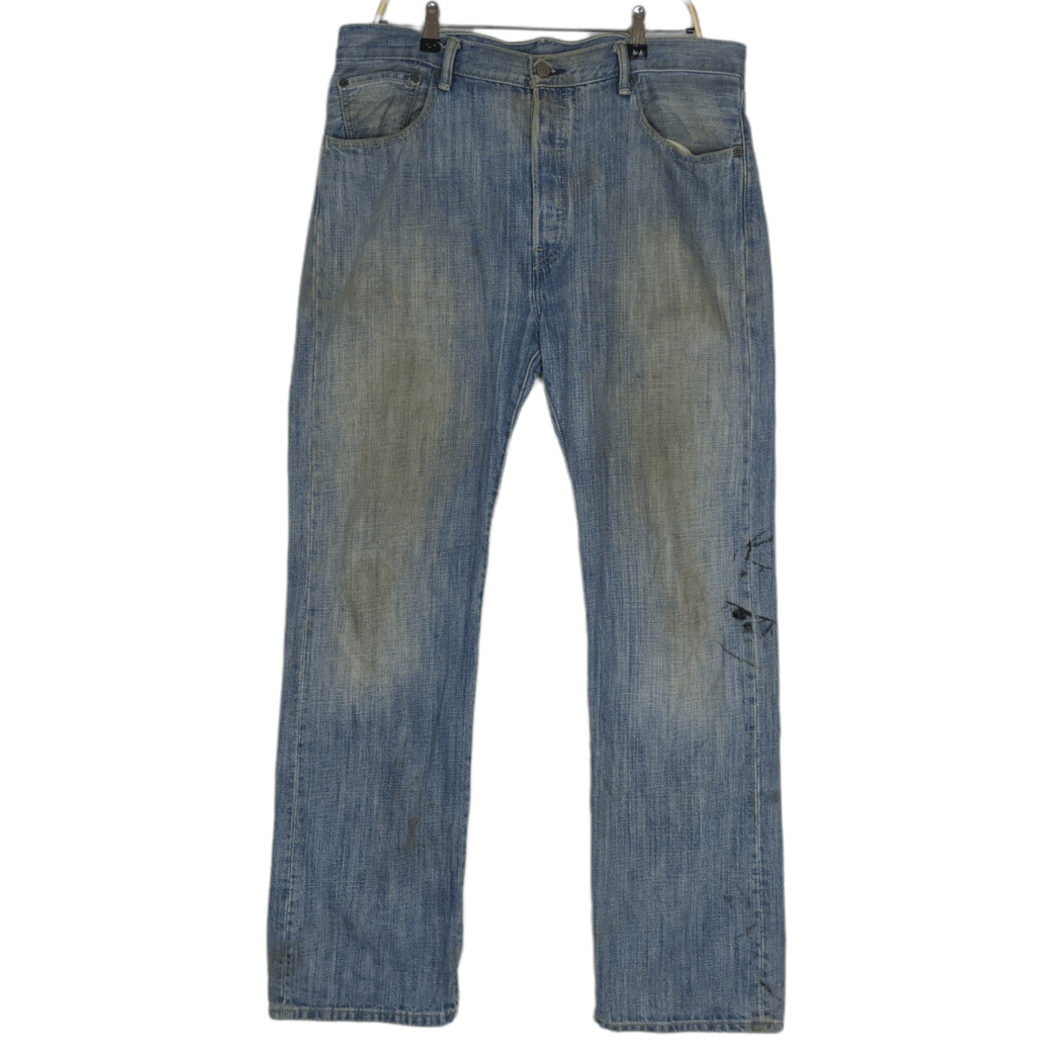 Levi's 2000'S LEVIS Jeans Pant Straight Fit Cut Size US 36 / EU 52 - 2 Thumbnail