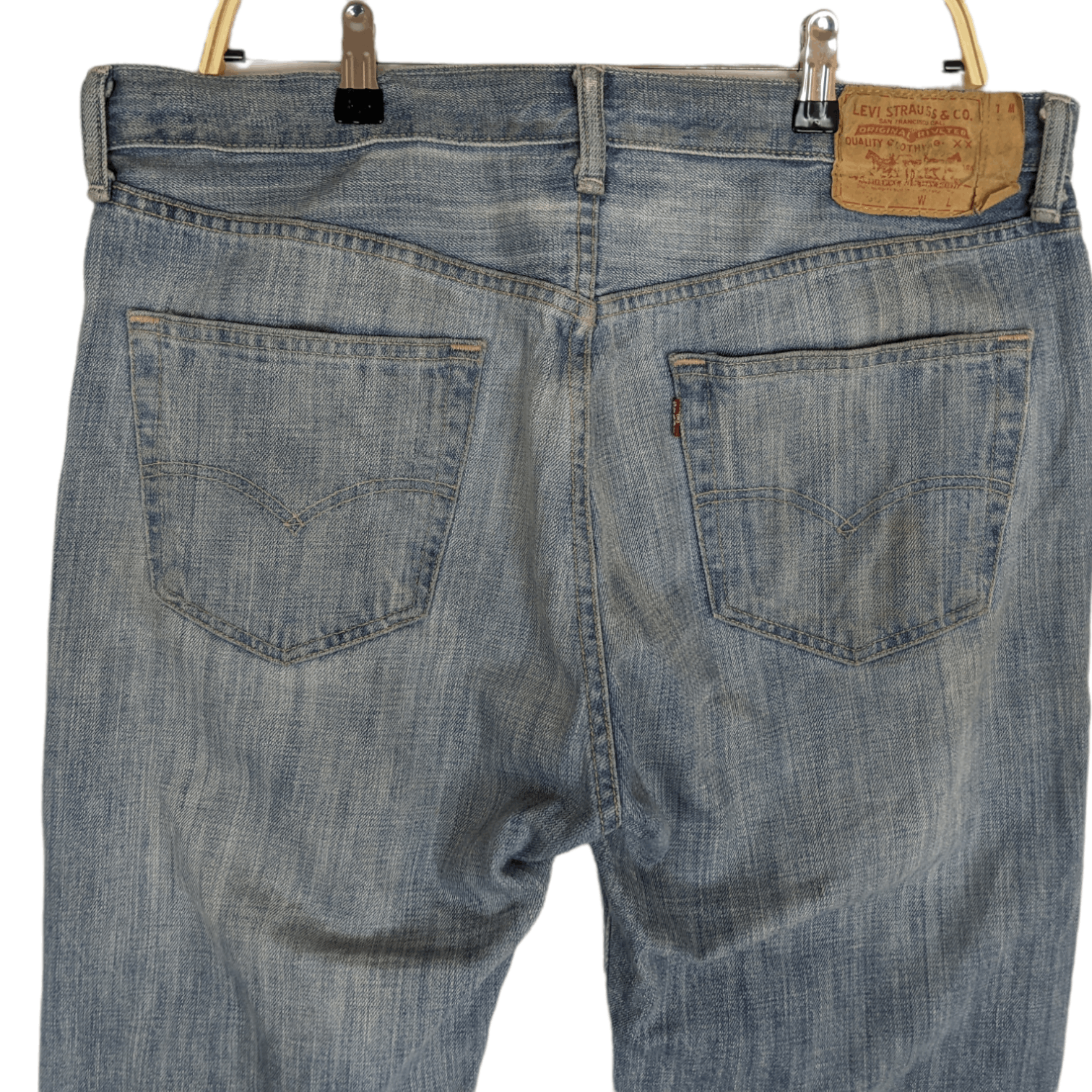 Levi's 2000'S LEVIS Jeans Pant Straight Fit Cut Size US 36 / EU 52 - 6 Thumbnail