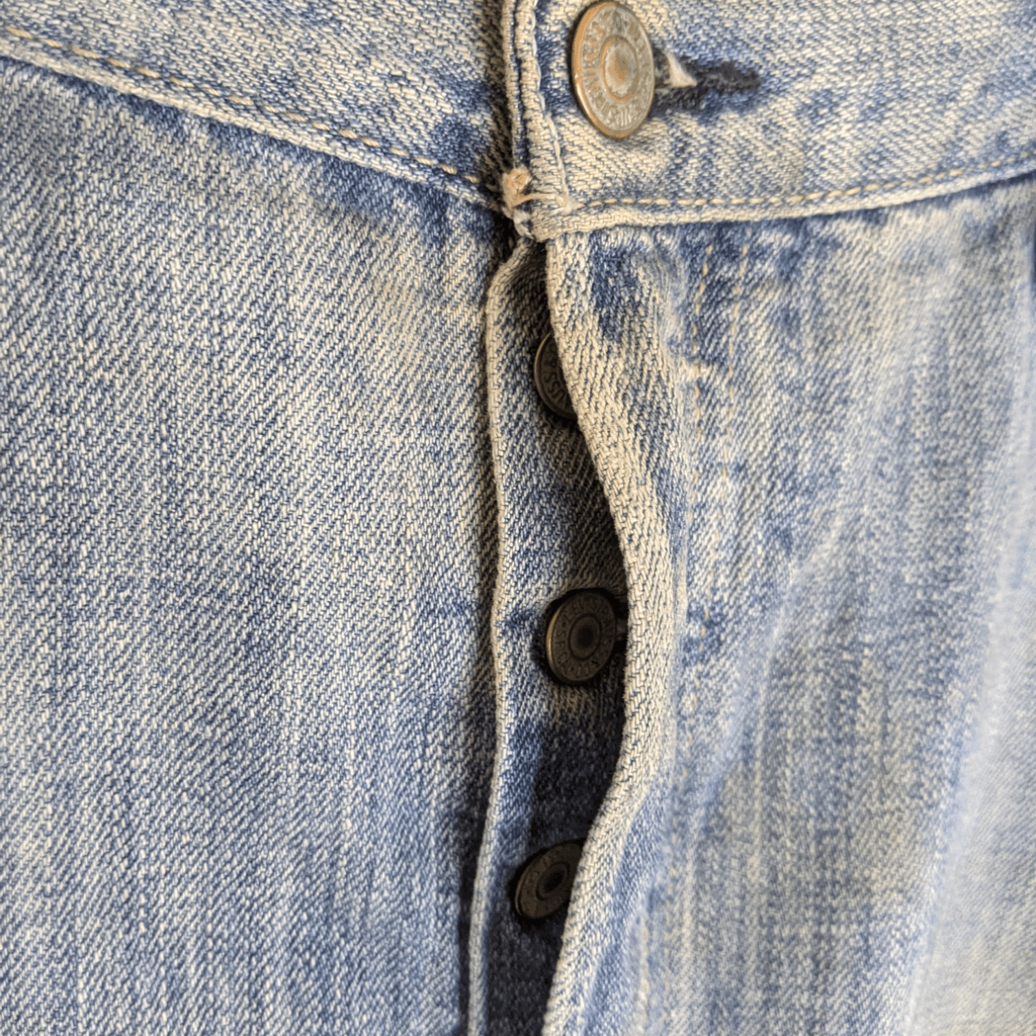Levi's 2000'S LEVIS Jeans Pant Straight Fit Cut Size US 36 / EU 52 - 7 Thumbnail