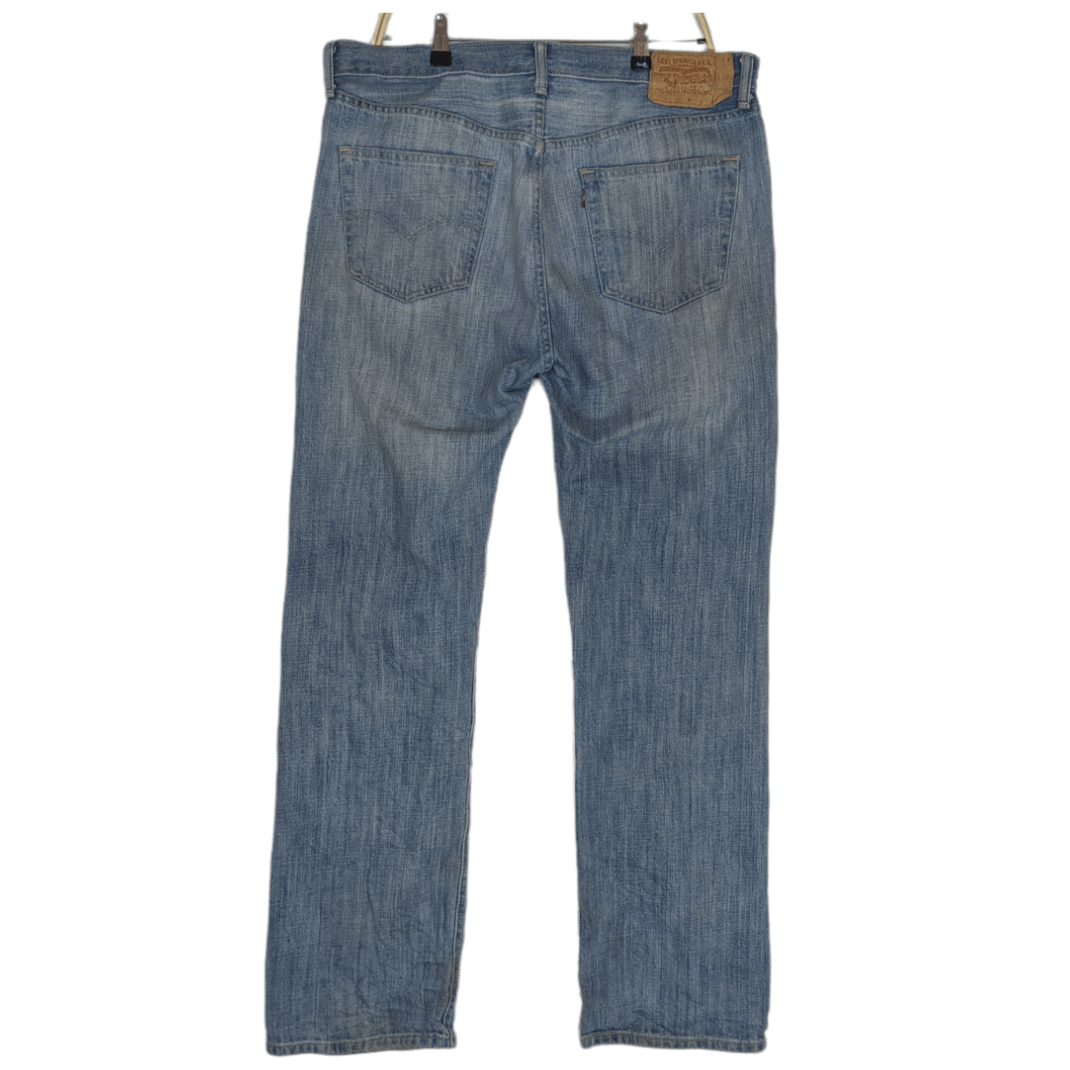 Levi's 2000'S LEVIS Jeans Pant Straight Fit Cut Size US 36 / EU 52 - 5 Thumbnail