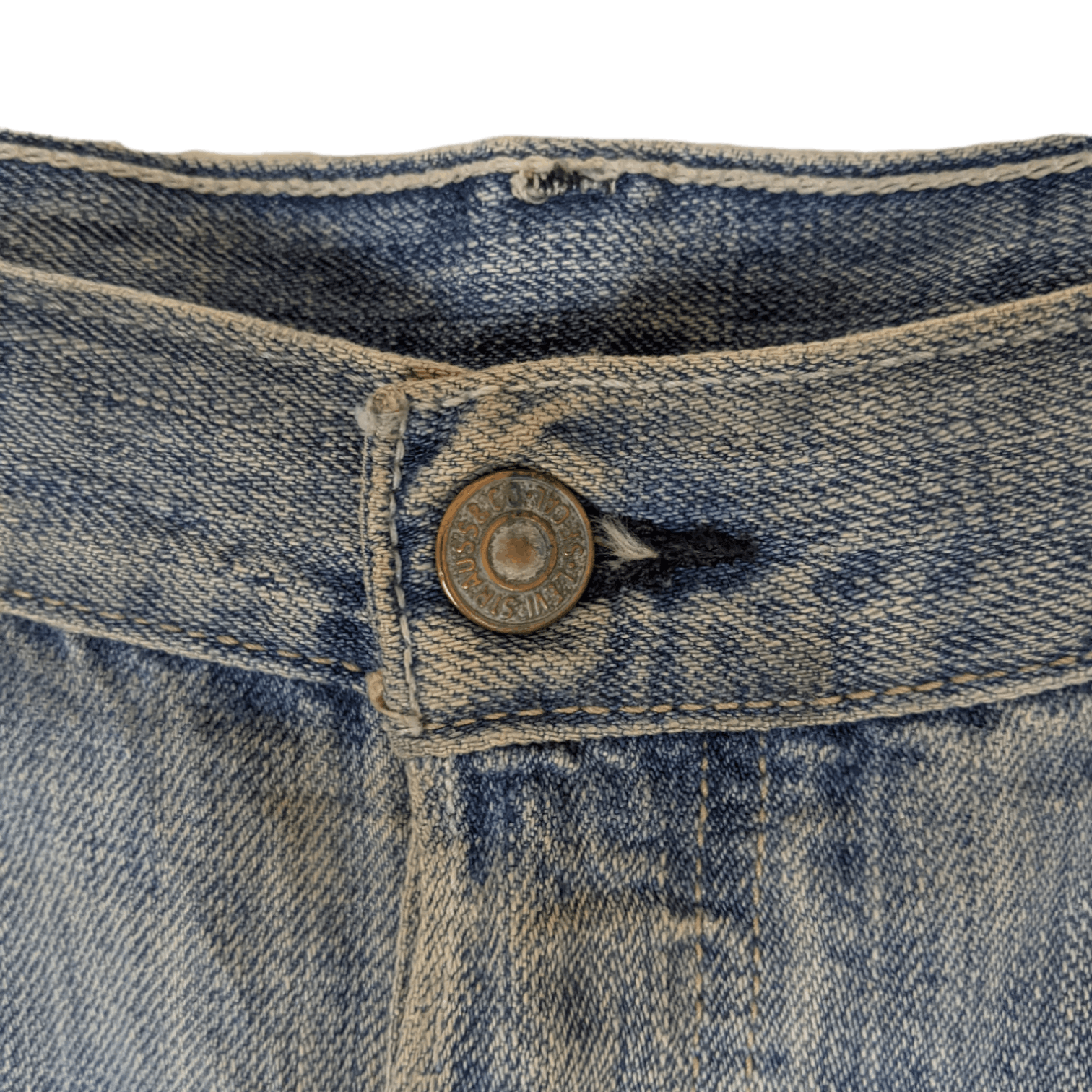 Levi's 2000'S LEVIS Jeans Pant Straight Fit Cut Size US 36 / EU 52 - 8 Thumbnail