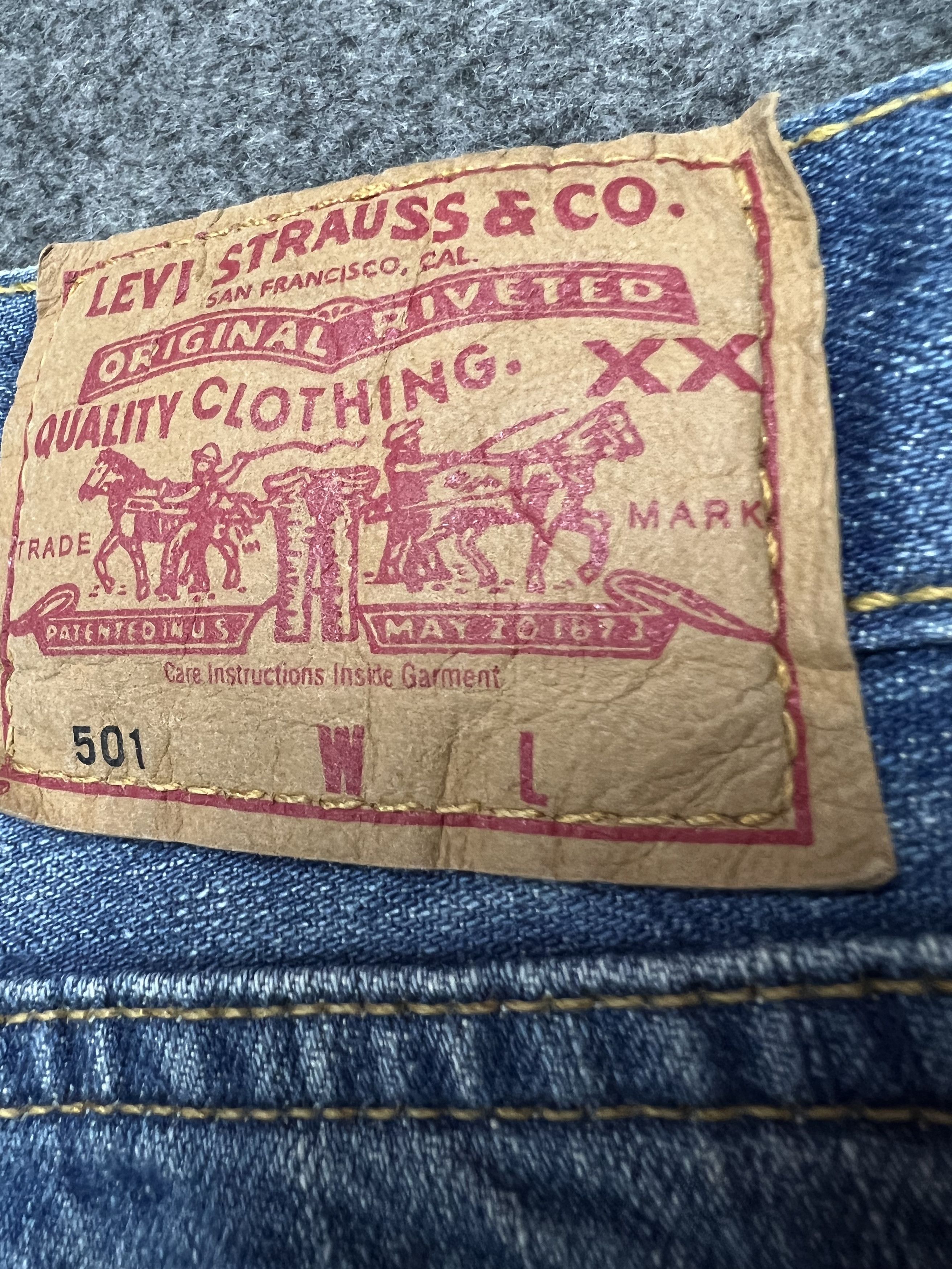 Levi's × Vintage Distressed Levi's 501 Jeans Size US 33 - 5 Thumbnail