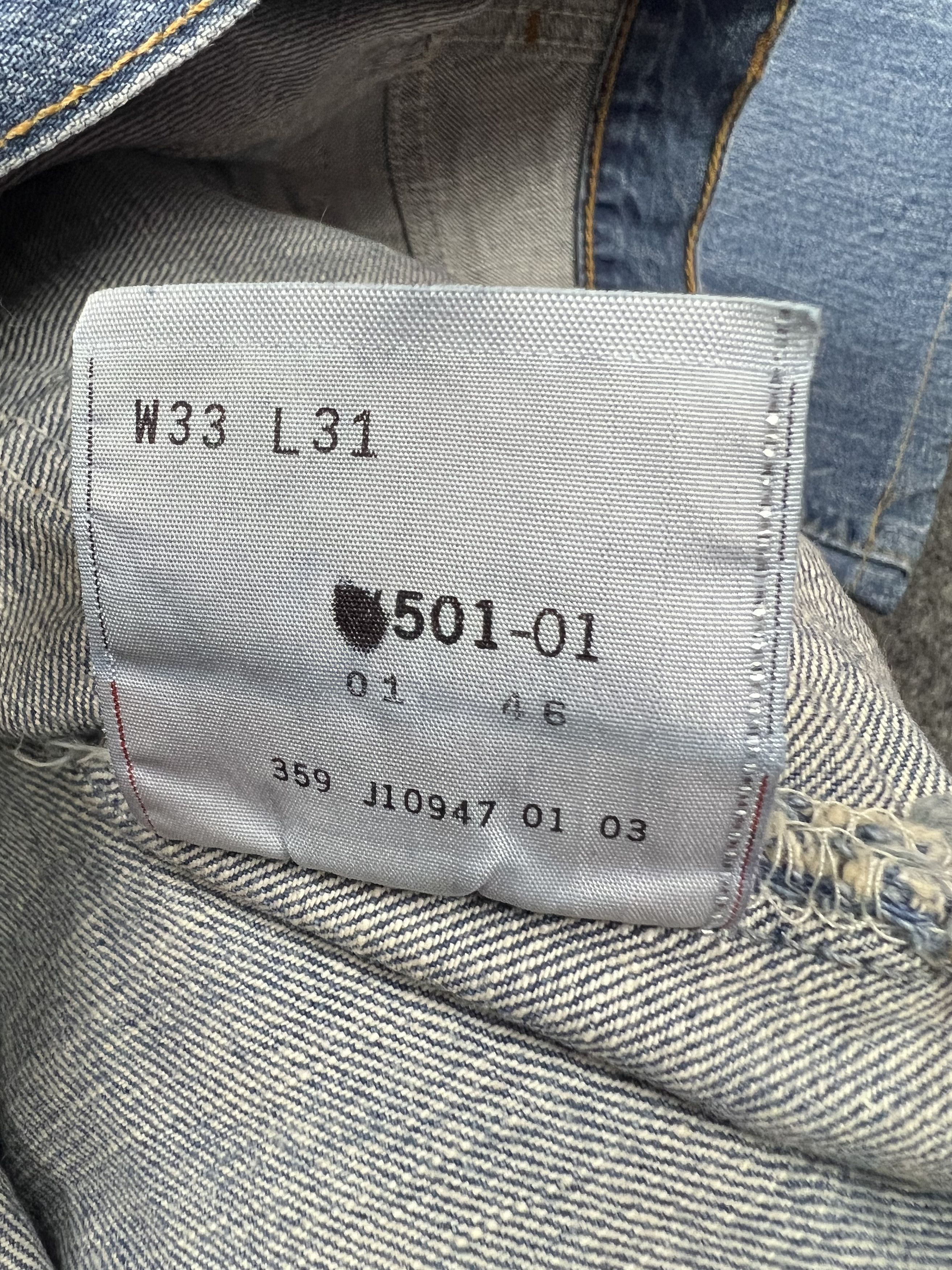 Levi's × Vintage Distressed Levi's 501 Jeans Size US 33 - 9 Thumbnail